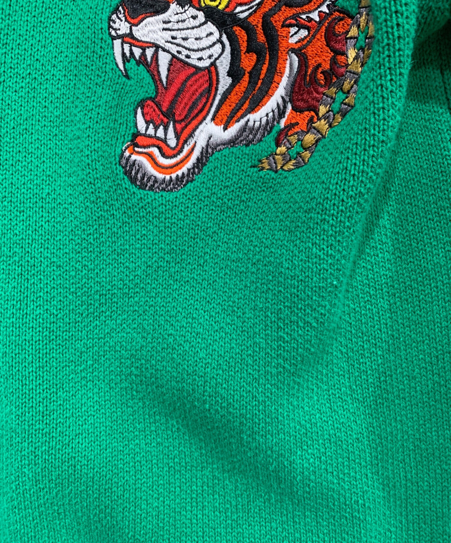 AS FAR HEAVEN チュウカタベタイ カーディガン チュウカタベタイ虎刺繍