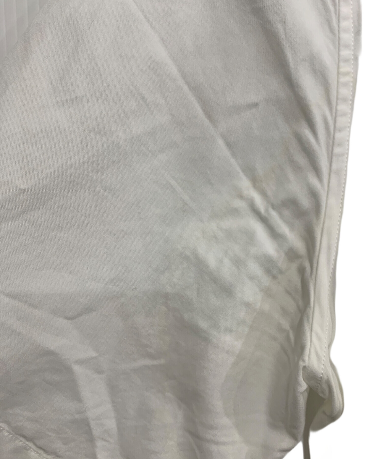 中古・古着通販】HERMES (エルメス) 半袖シャツ ホワイト サイズ:39