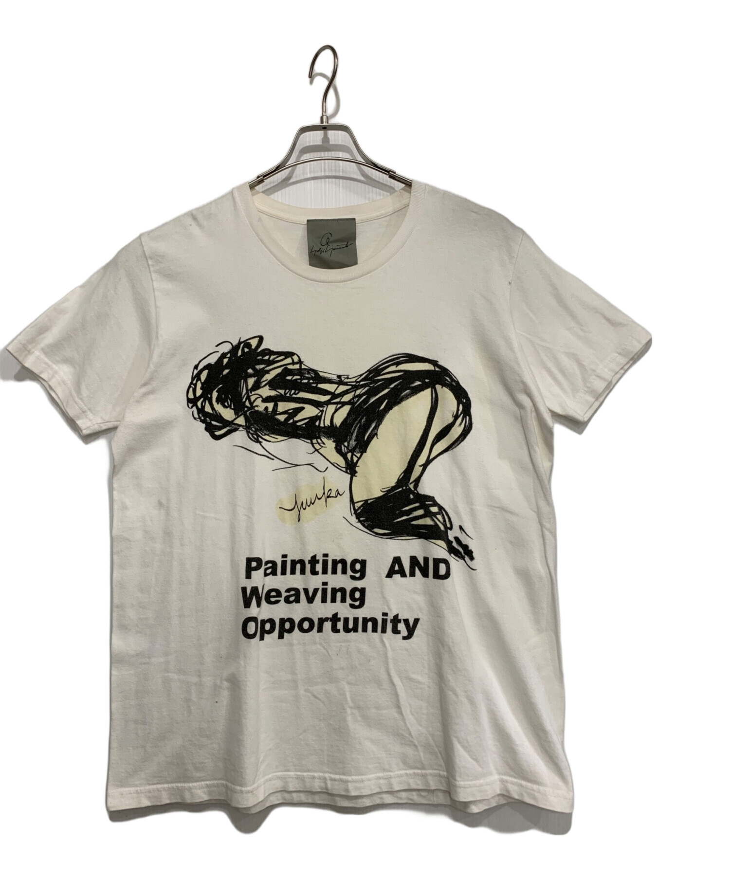 中古・古着通販】YOHJI YAMAMOTO (ヨウジヤマモト) Tシャツ ホワイト