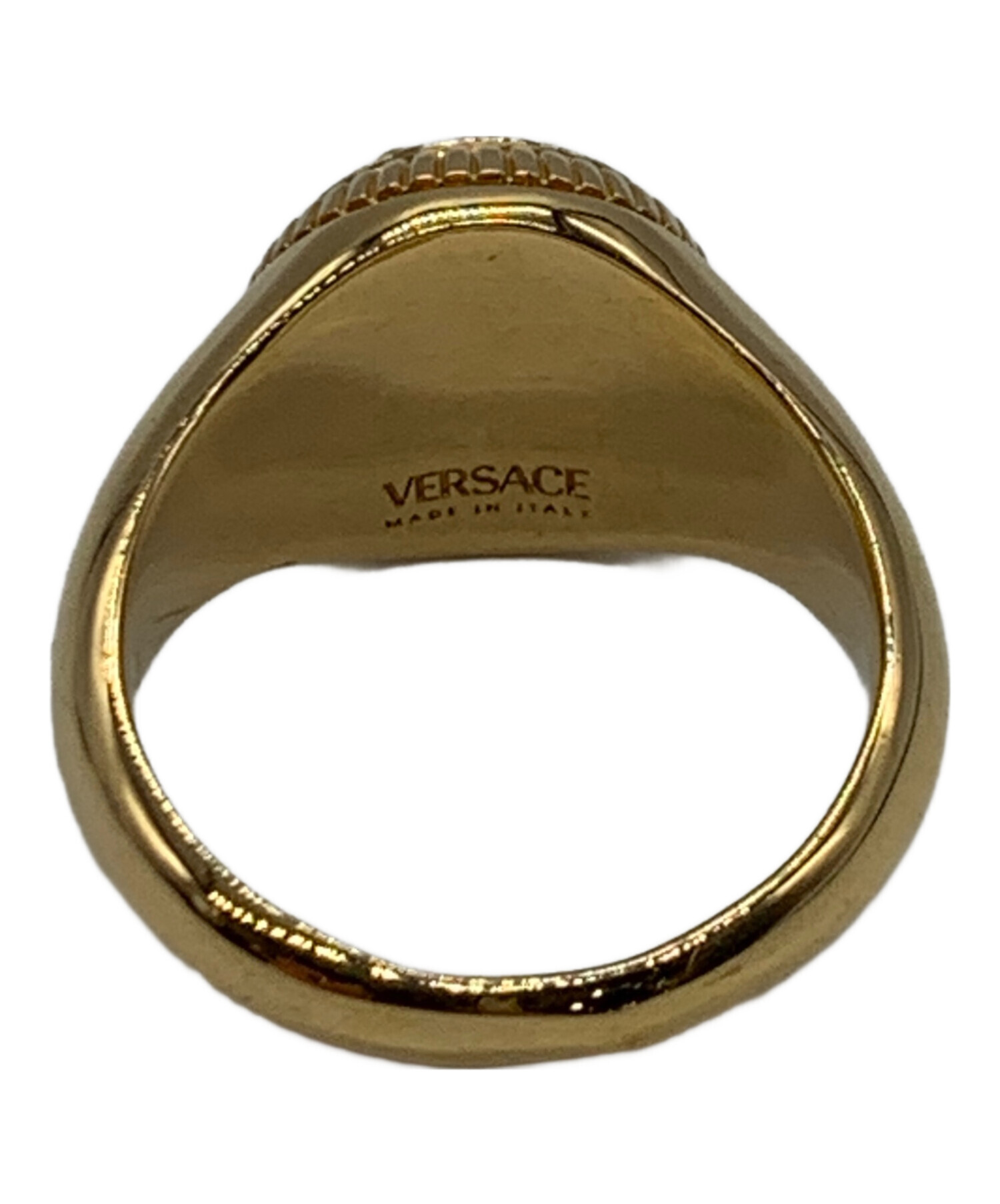 versace ダブルリング ゴールド グレカ リング ゴールド | VERSACE JP