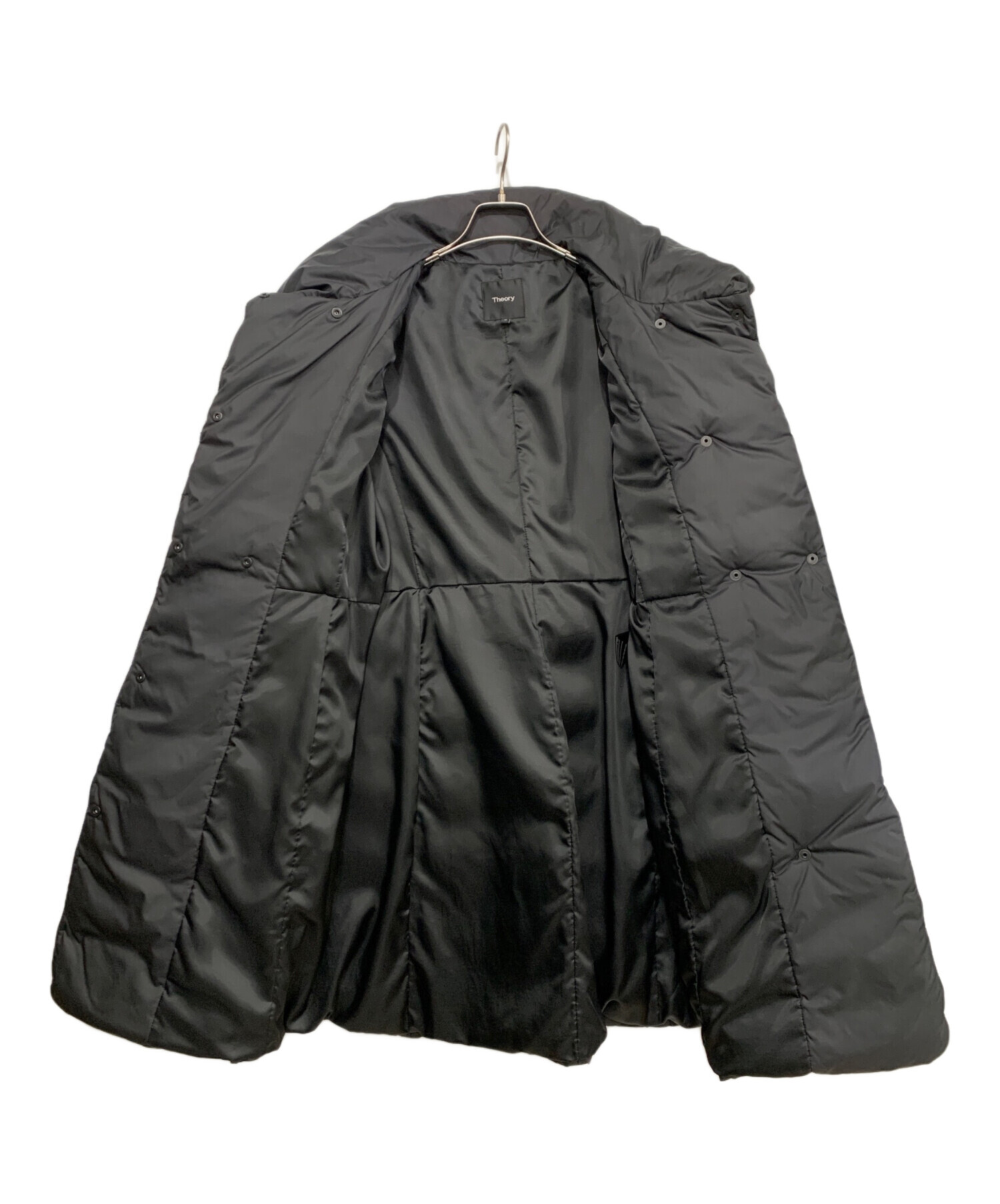 中古・古着通販】theory (セオリー) ダウンコート ブラック サイズ:M