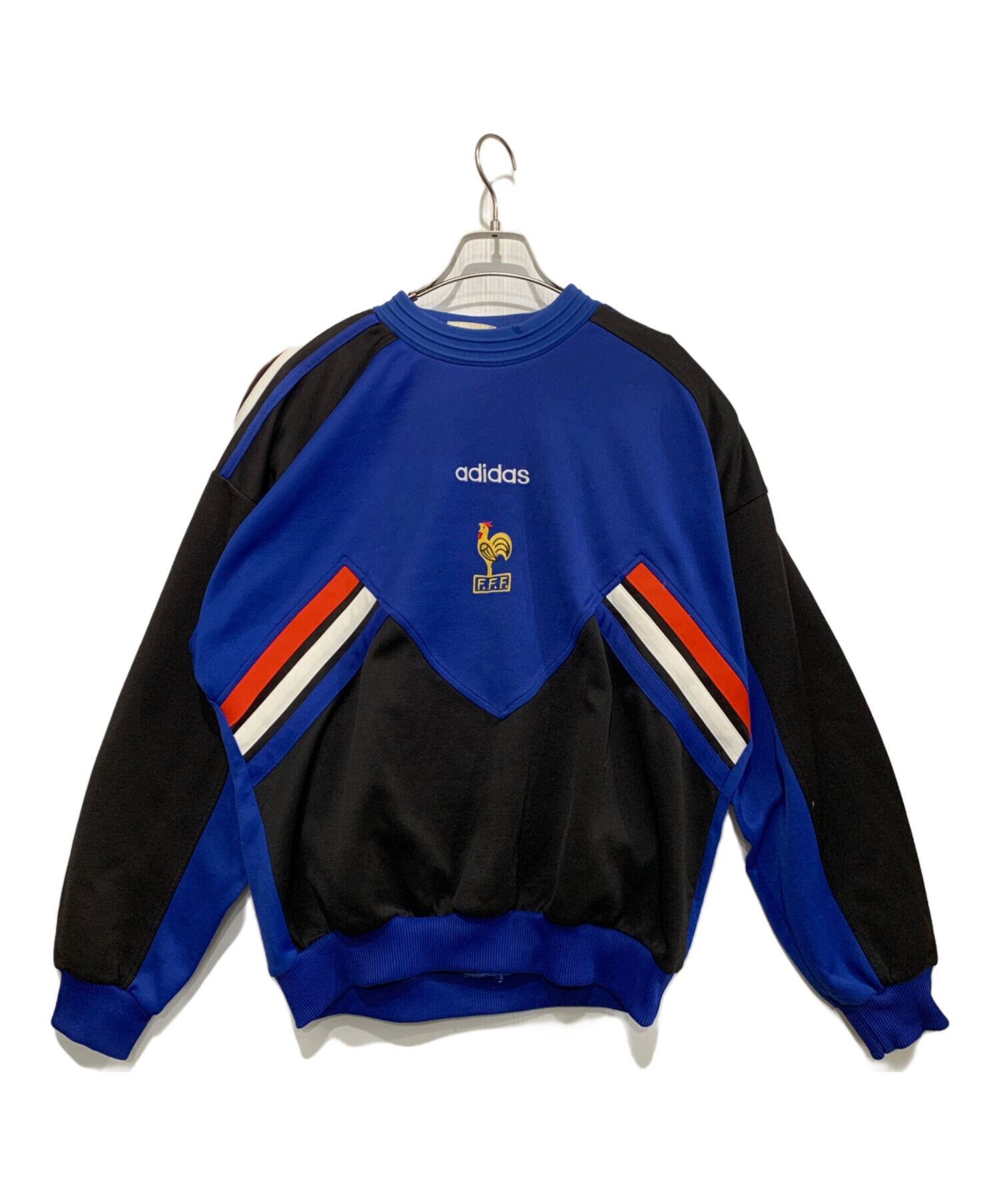 中古・古着通販】adidas (アディダス) フットボールスウェット ブルー