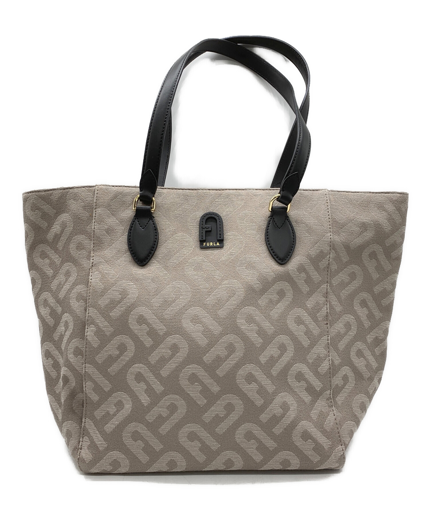 中古・古着通販】FURLA (フルラ) トートバッグ グレー｜ブランド・古着