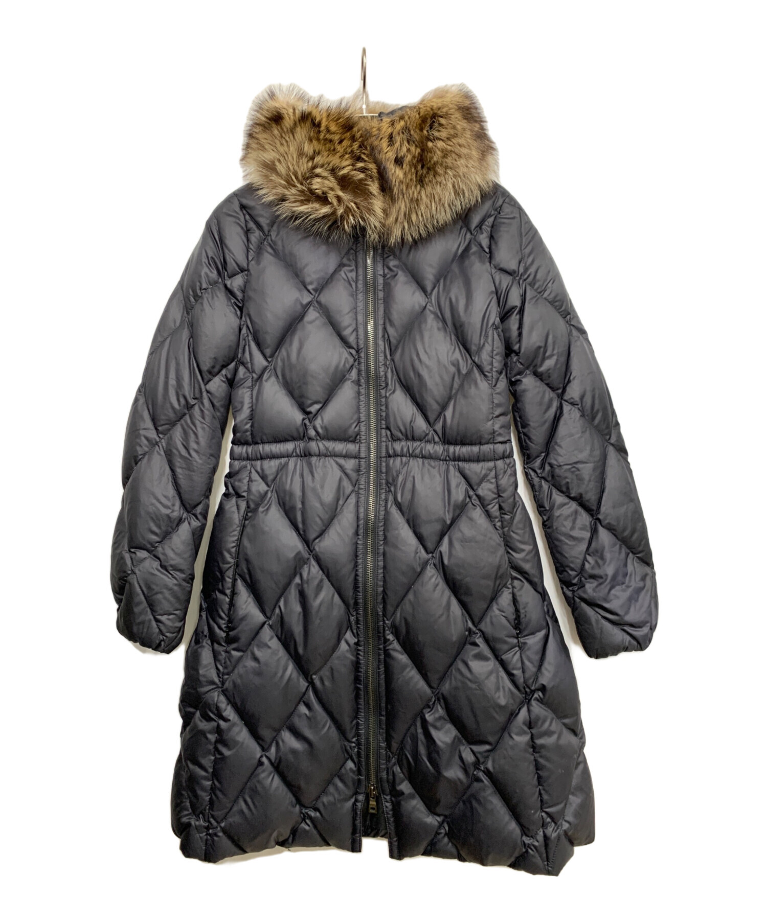 中古・古着通販】COACH (コーチ) キルティングダウンコート ブラック 