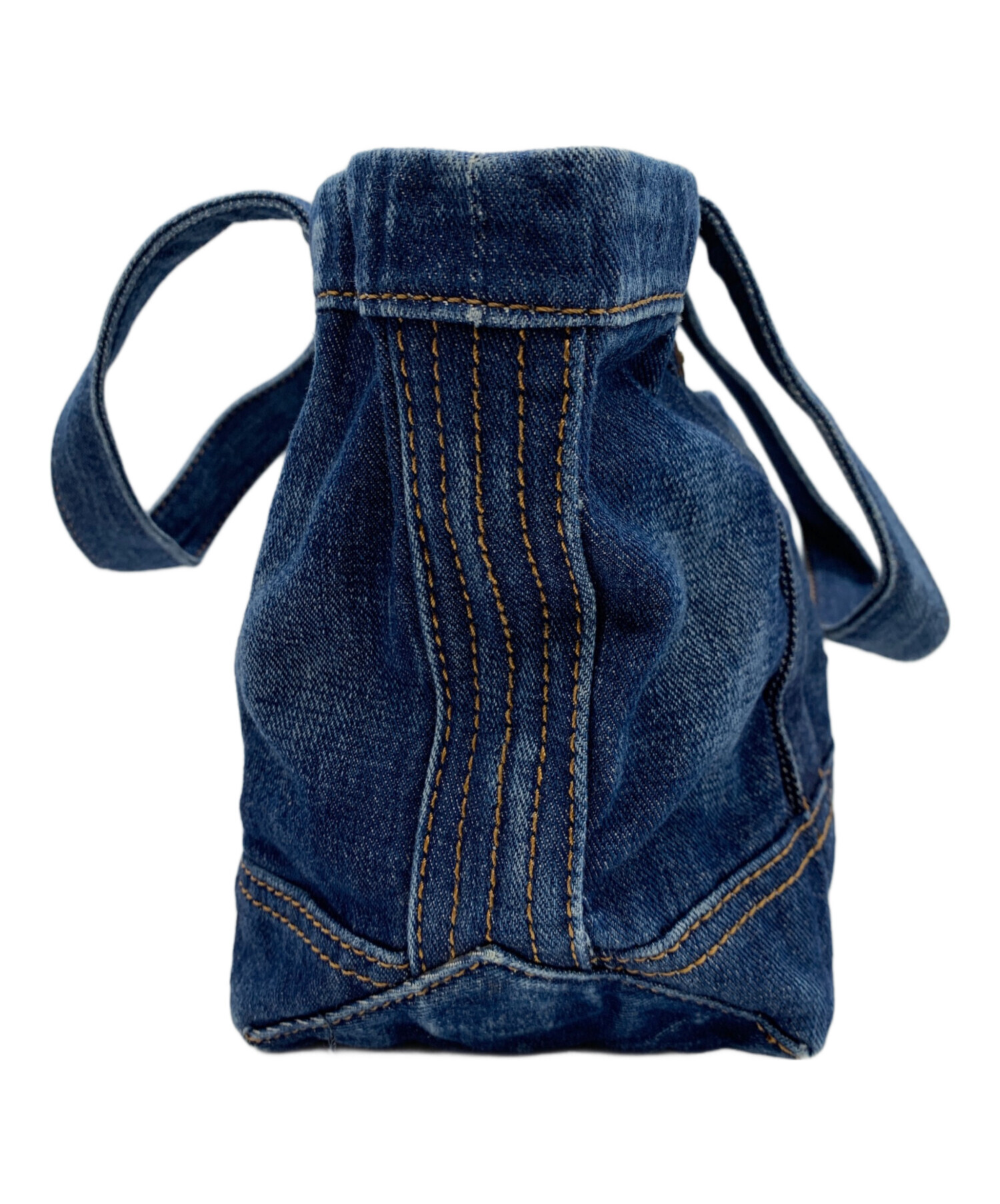 値下げ中！ポロ　ラルフローレン　デニムミニトートバッグ 中古・古着通販】POLO RALPH LAUREN (ポロ・ラルフローレン) デニム