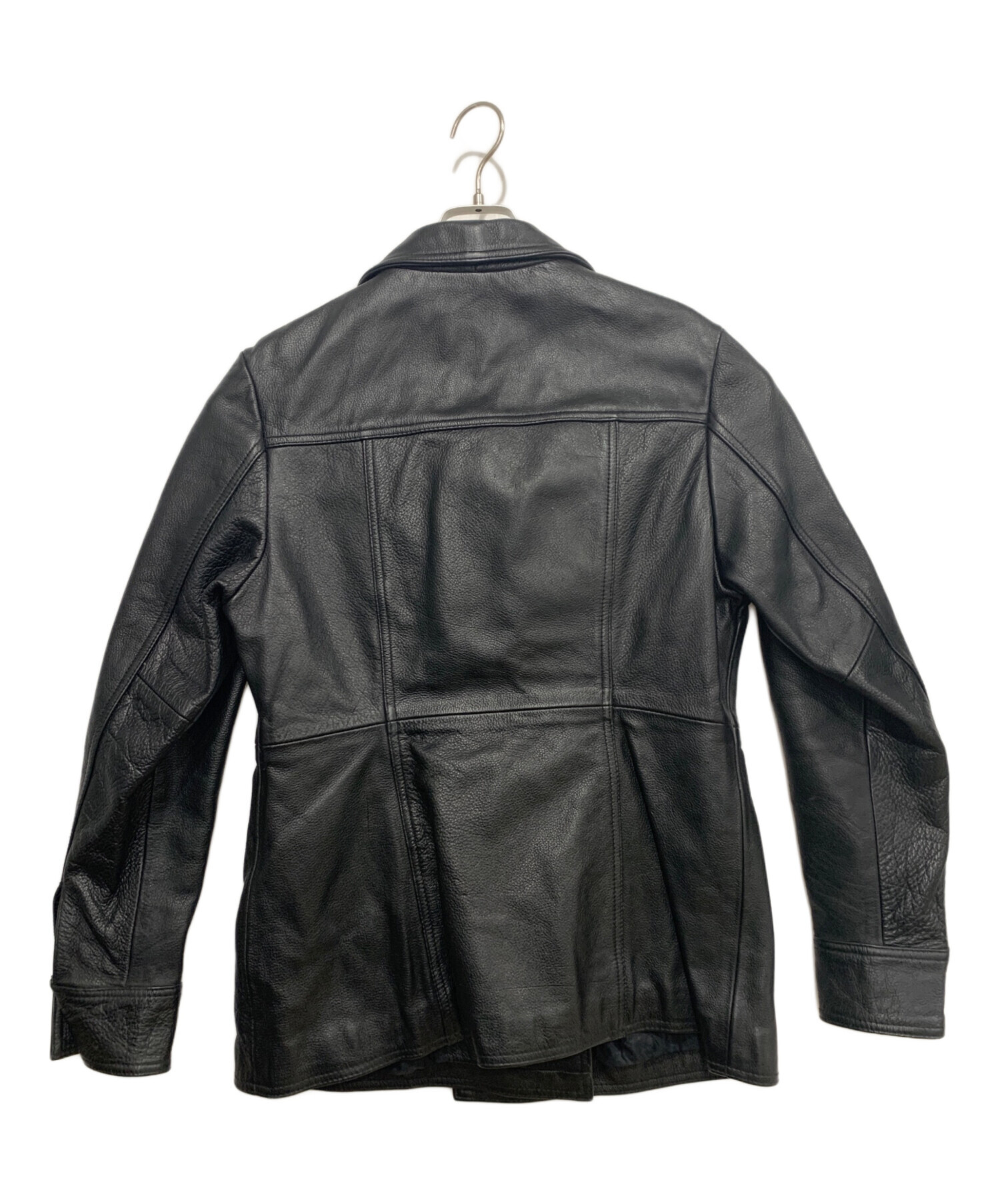 中古・古着通販】skipper (スキッパー) レザージャケット ブラック