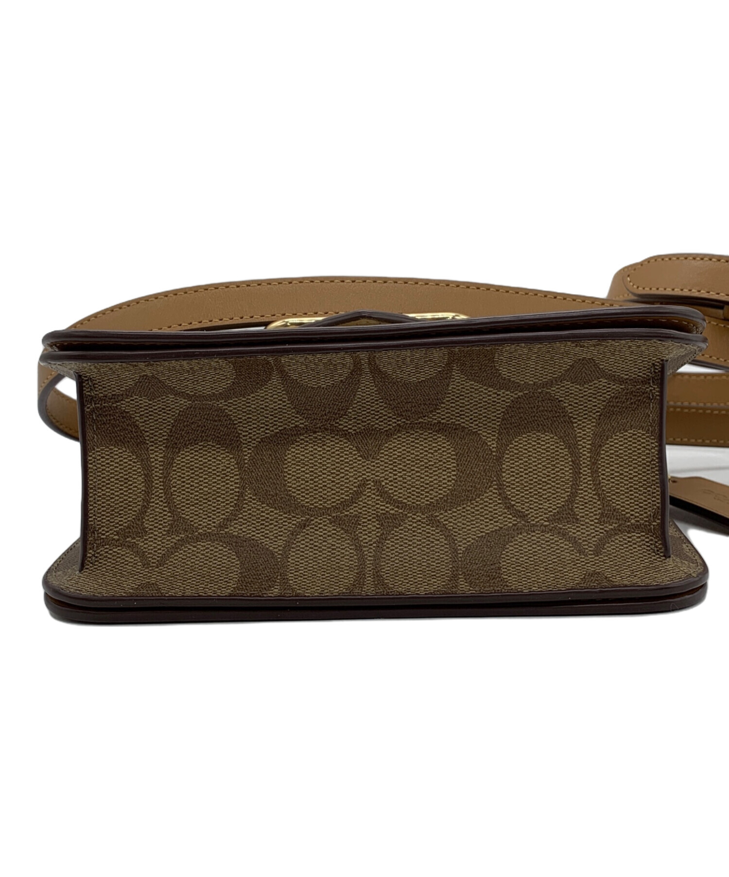 COACH コーチ ローグ 25 2Wayショルダーバッグ ベージュ 54536 レディース【中古】 中古・古着通販】COACH (コーチ) クロスボディ シグネチャー