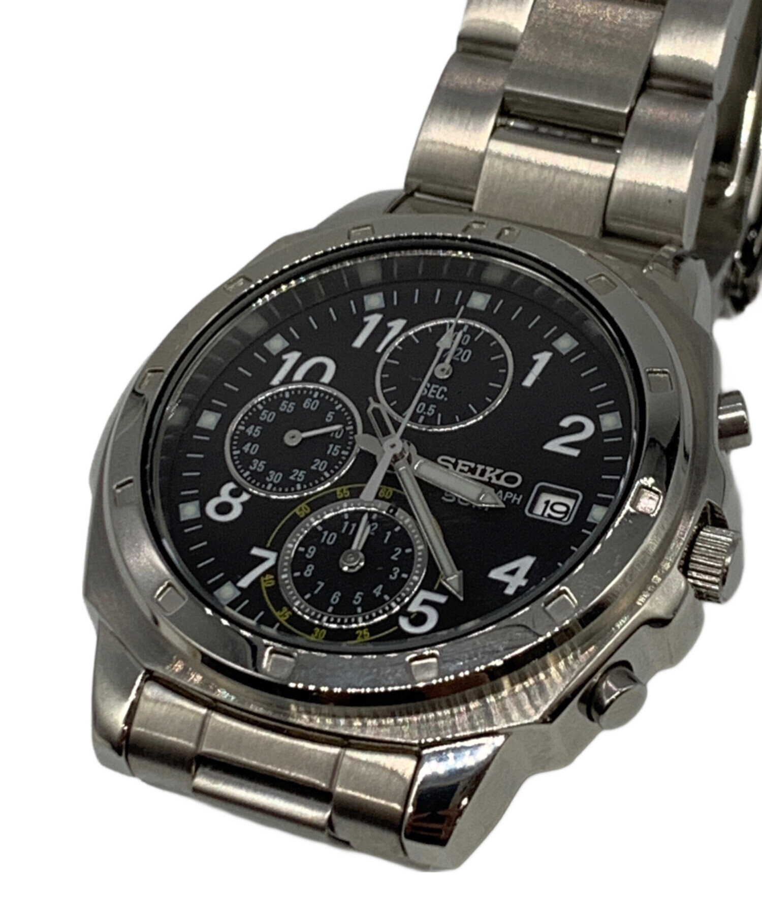 中古・古着通販】SEIKO (セイコー) 腕時計 ブラック｜ブランド・古着