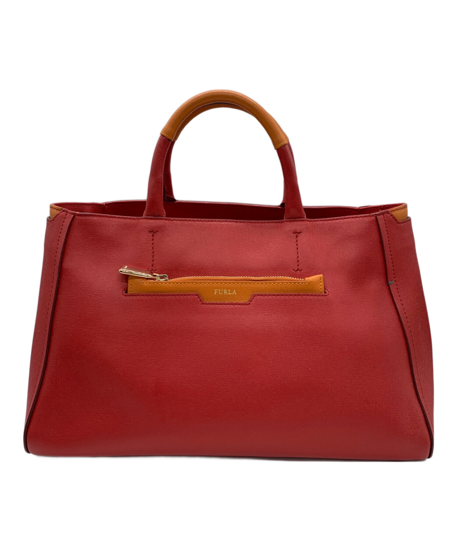 中古・古着通販】FURLA (フルラ) ハンドバッグ レッド｜ブランド・古着 