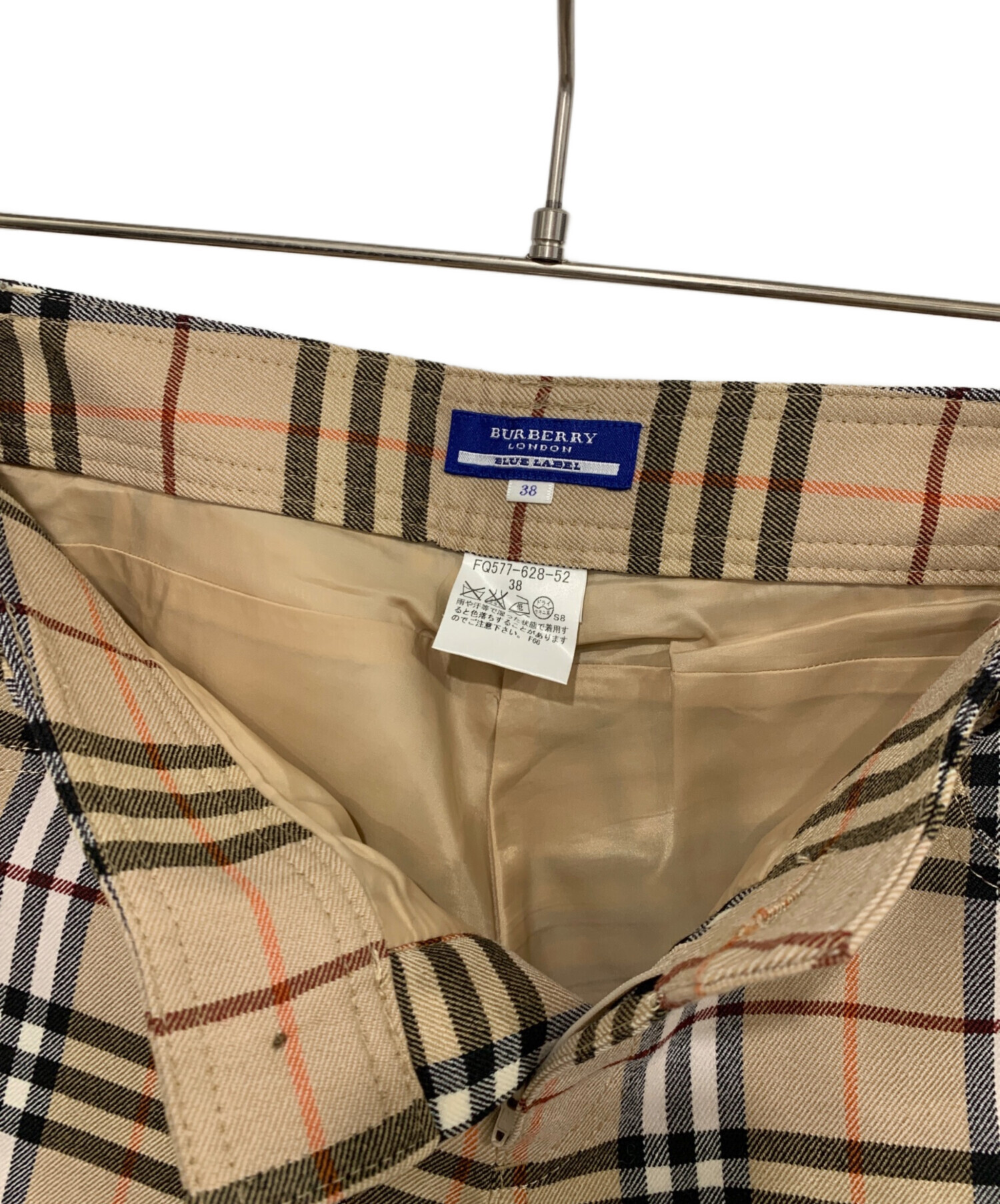 最終値下げ‼️新品未使用タグ付き】BURBERRYブルーレーベル、パンツ38 中古・古着通販】BURBERRY BLUE LABEL (バーバリー ブルー レーベル