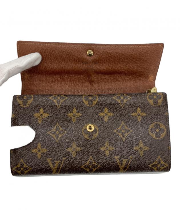 中古・古着通販】LOUIS VUITTON (ルイ ヴィトン) 長財布 ブラウン