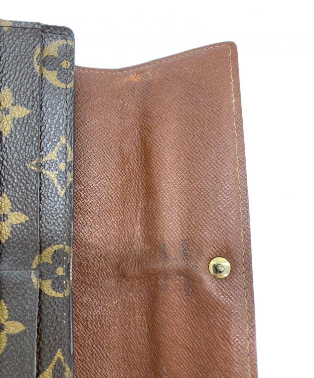 中古・古着通販】LOUIS VUITTON (ルイ ヴィトン) 長財布 ブラウン