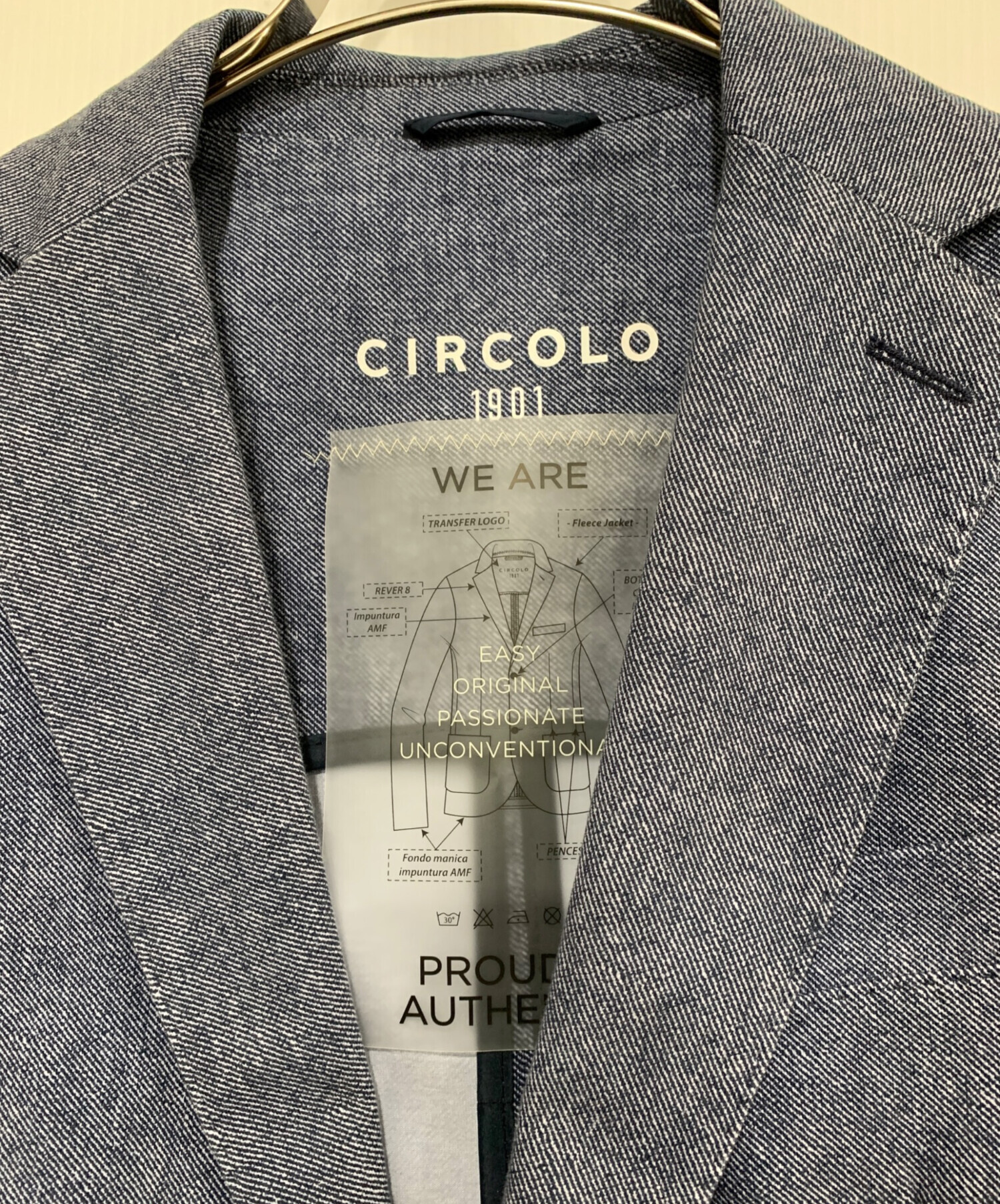 中古・古着通販】Circolo 1901 (チルコロ1901) テーラードジャケット 