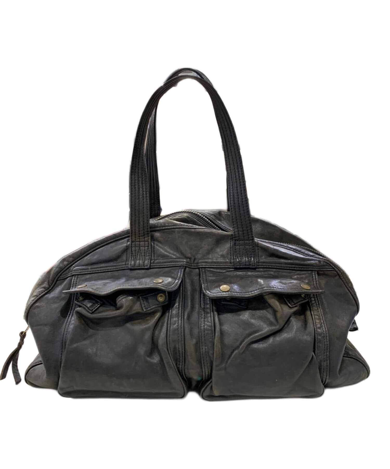 中古・古着通販】PORTER (ポーター) レザーボストンバッグ｜ブランド 