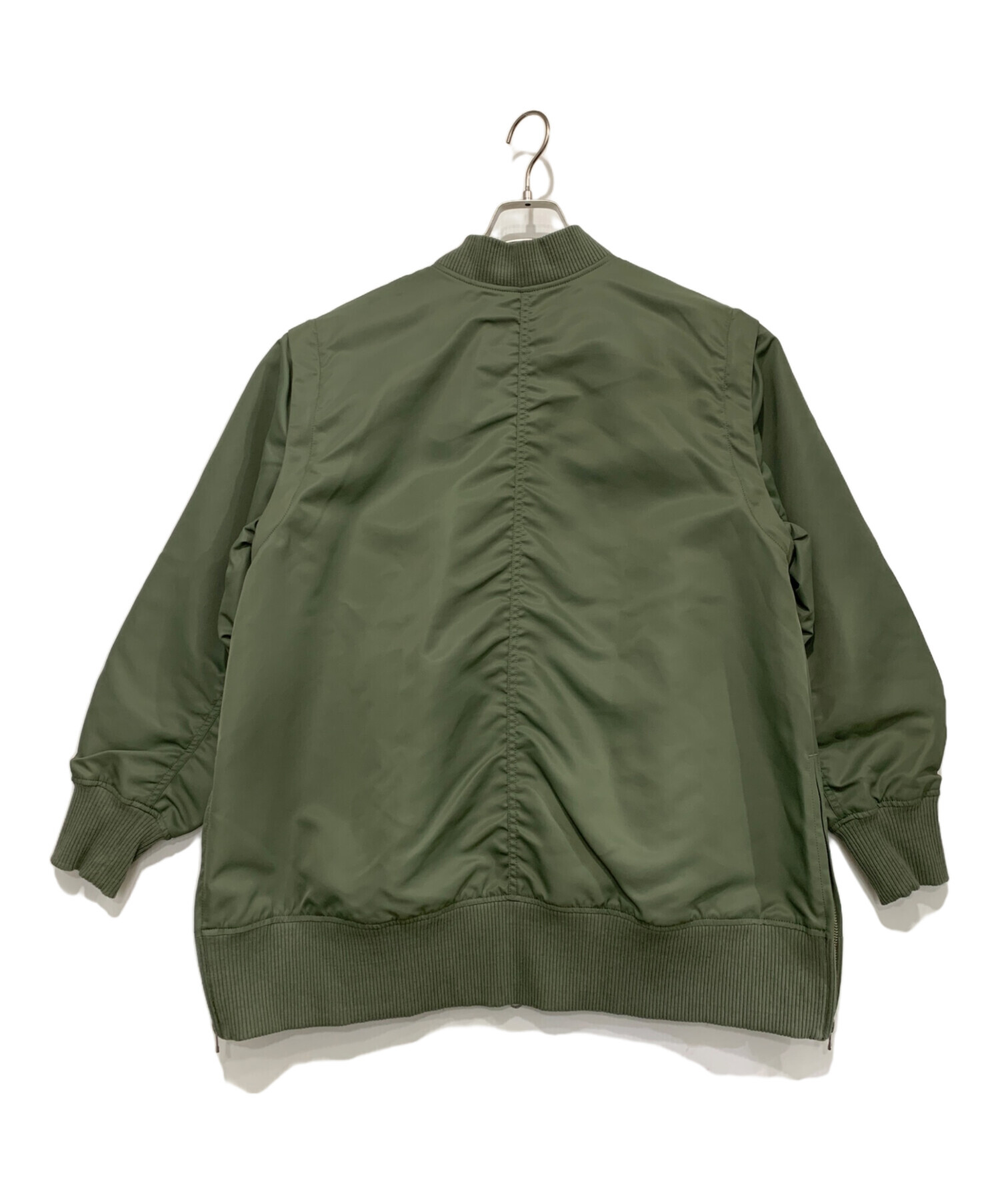 LACOSTE ダークグリーン ジップアップジャケット US M 中古・古着通販】LACOSTE (ラコステ) ジップアップジャケット グリーン