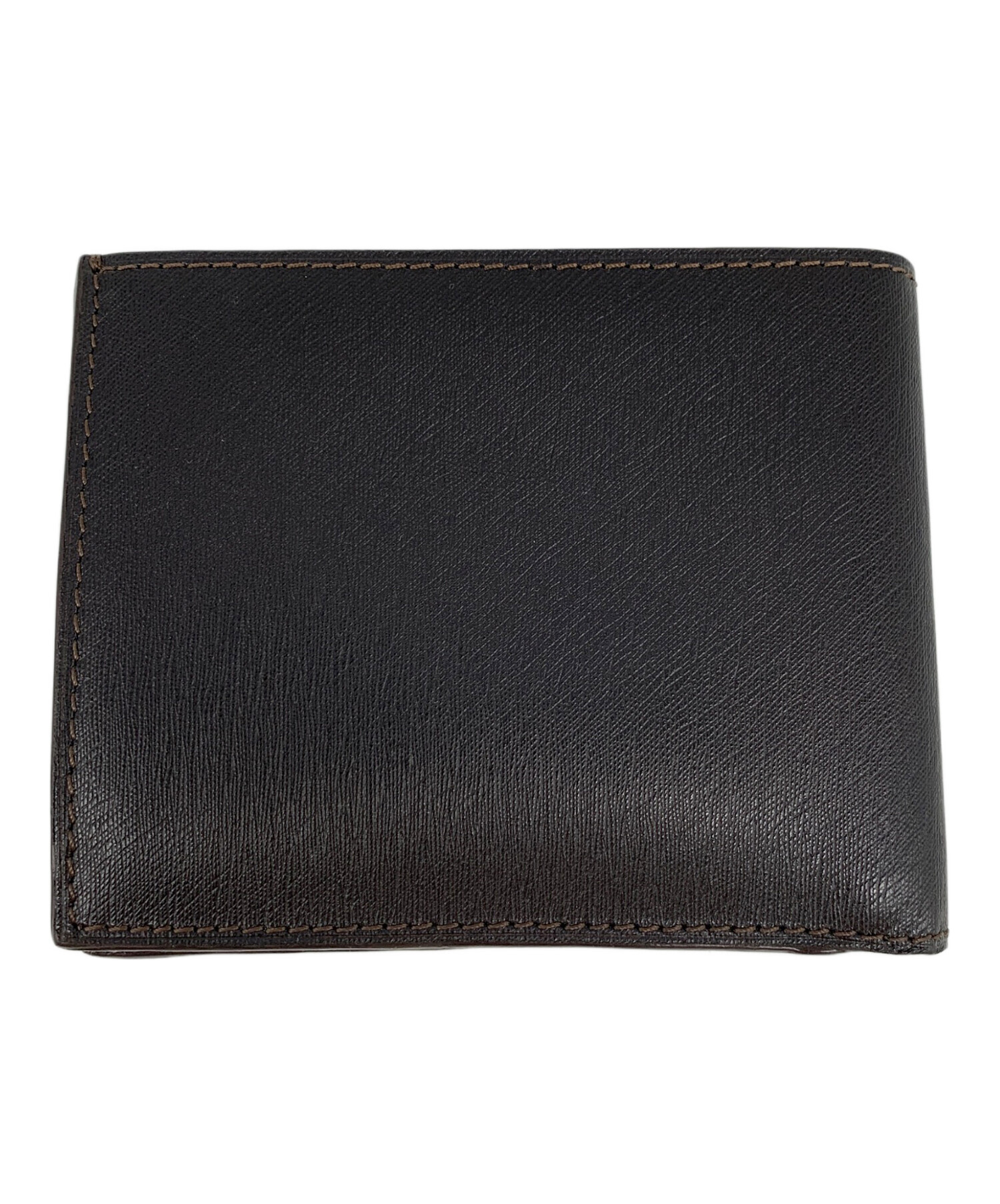 中古・古着通販】dunhill (ダンヒル) 2つ折り財布 ブラック｜ブランド