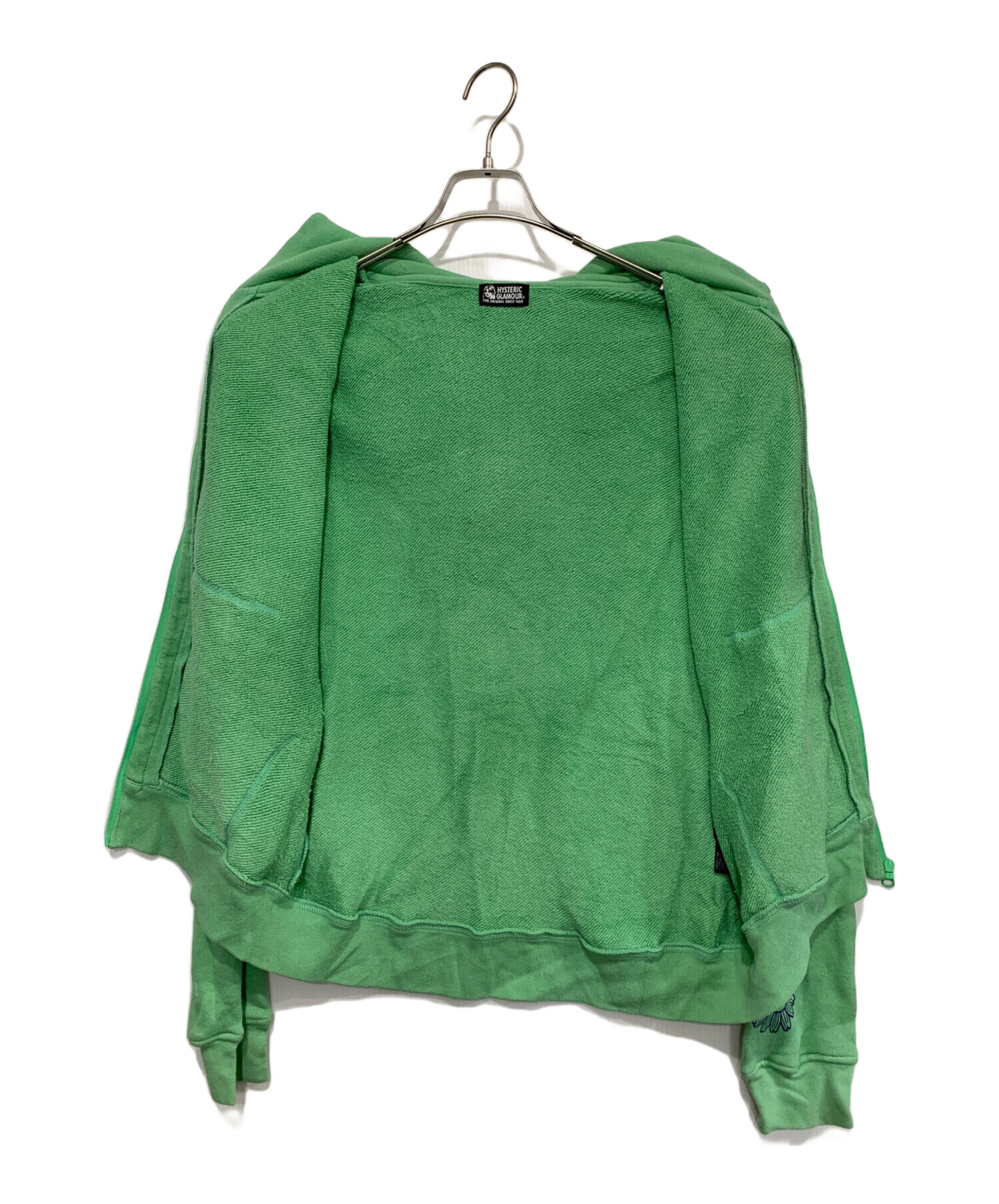 HYSTERIC GLAMOUR グリーンリバーシブルパーカー 中古・古着通販】Hysteric Glamour (ヒステリックグラマー) TOUR84