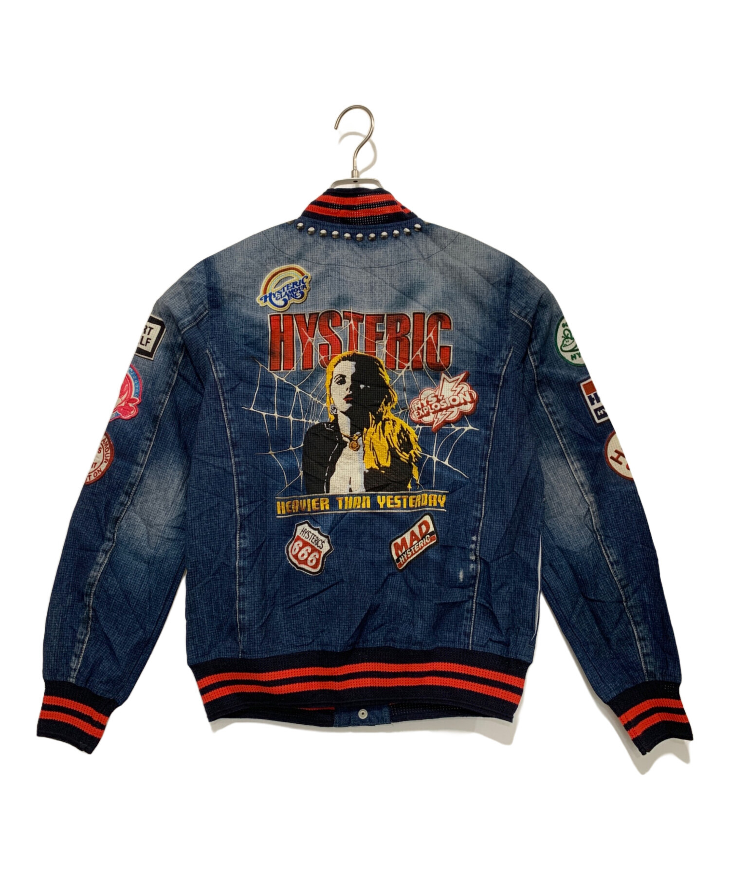 【新品未使用】HYSTERIC GLAMOUR リブブルゾン 中古・古着通販】Hysteric Glamour (ヒステリックグラマー) リブ