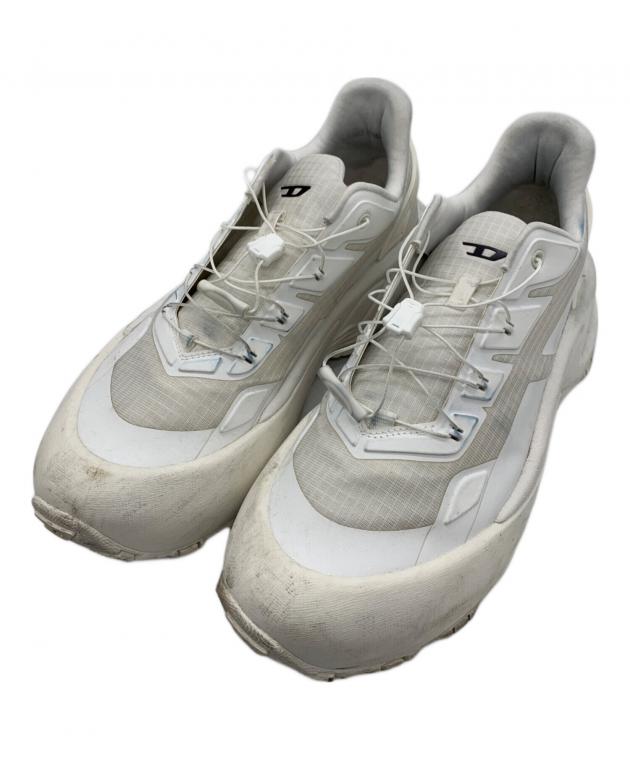 38 ディーゼルスニーカー 中古・古着通販】DIESEL (ディーゼル) D-Cage Runner ホワイト サイズ