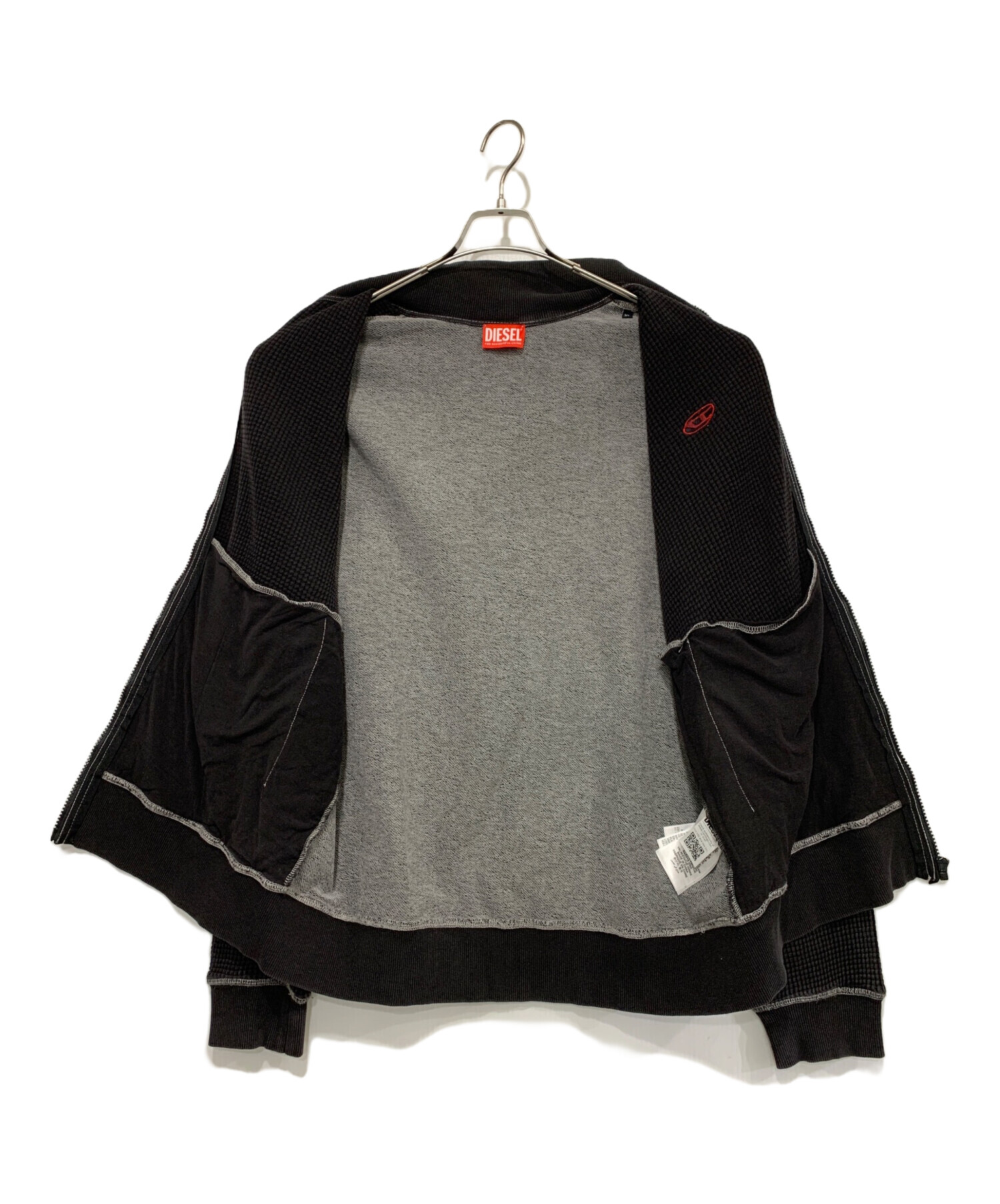 中古・古着通販】DIESEL (ディーゼル) ジップアップスウェット 