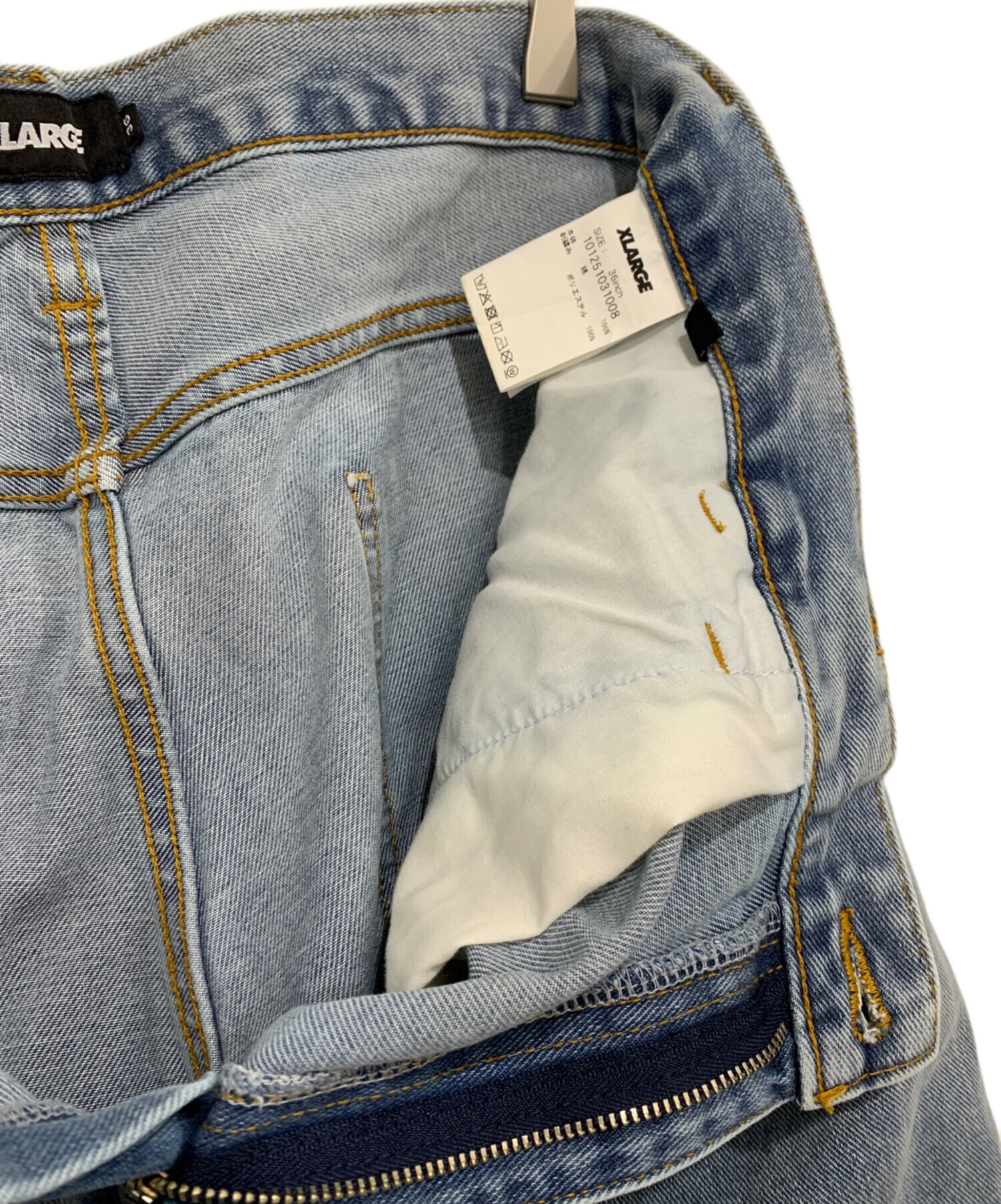 中古・古着通販】X-LARGE (エクストララージ) デニムパンツ インディゴ 