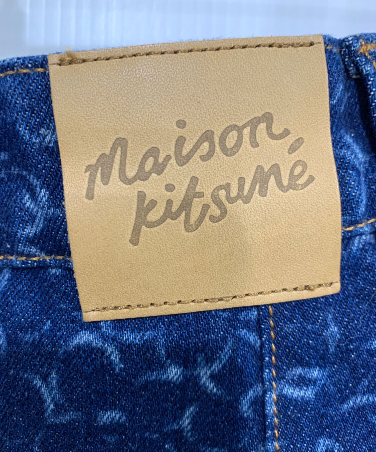 中古・古着通販】MAISON KITSUNE (メゾンキツネ) デニムスカート
