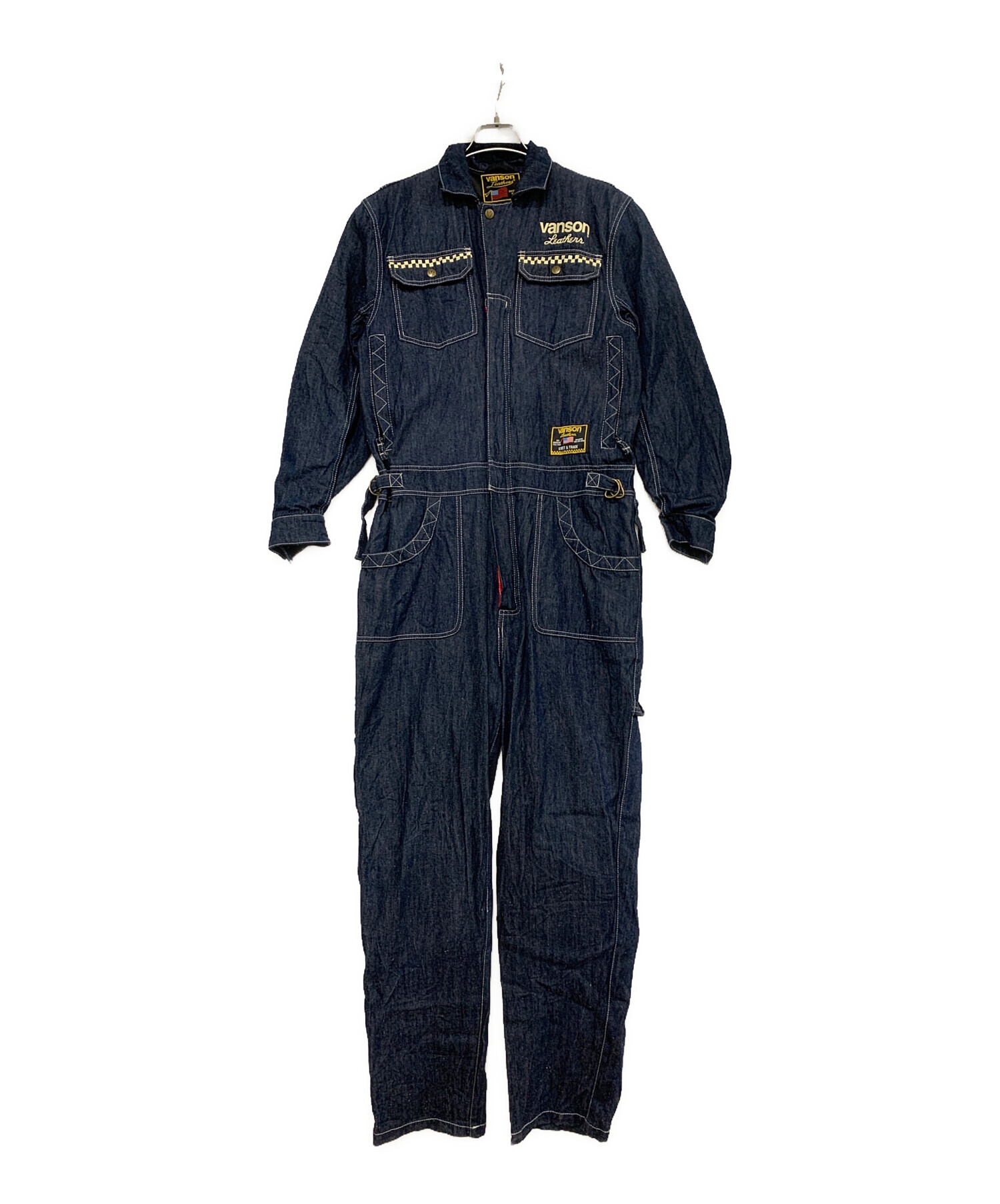 中古・古着通販】VANSON (バンソン) デニムカバーオール インディゴ
