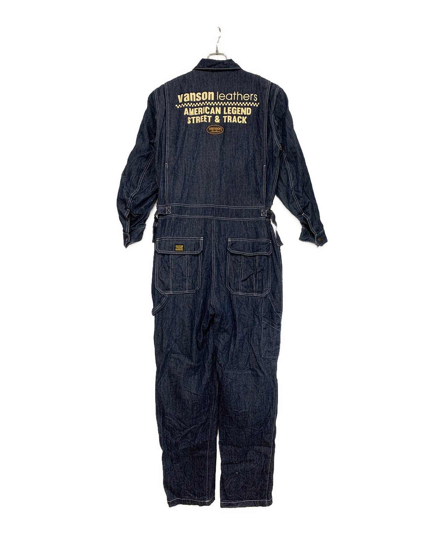 中古・古着通販】VANSON (バンソン) デニムカバーオール インディゴ