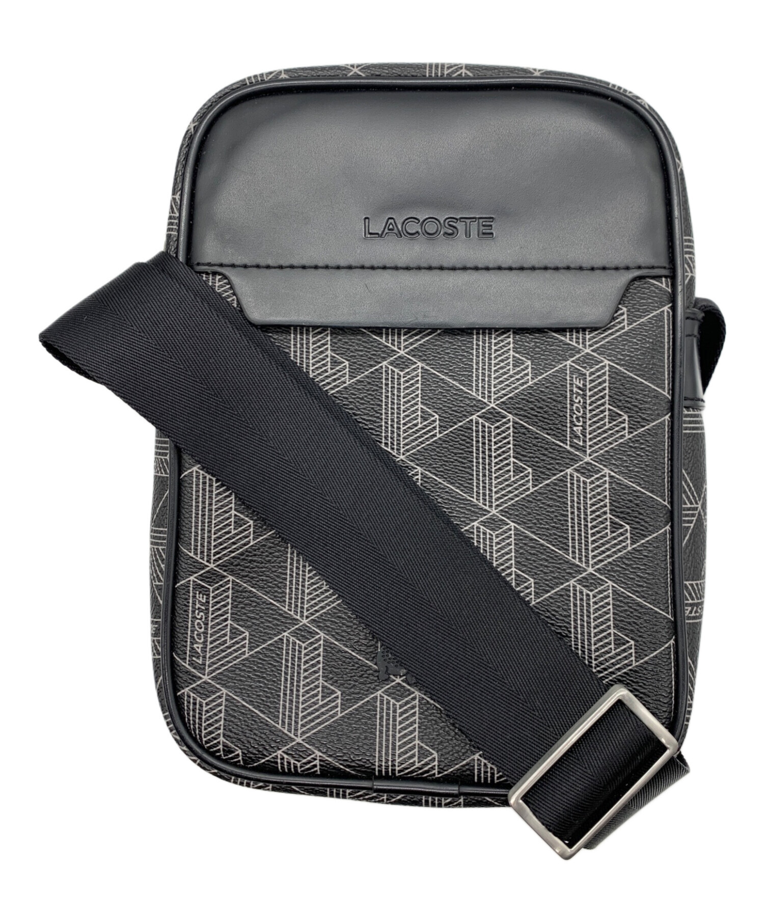 【未使用級】Lacoste ラコステ モノグラム ショルダーバッグ LACOSTE（ラコステ） モノグラム ショルダーバッグ LACOSTE NH4486MR