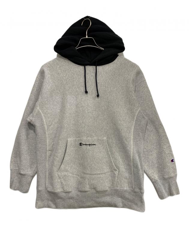 CHAMPION チャンピオン パーカー S グレー 【古着】【中古】【送料無料】 中古・古着通販】Champion (チャンピオン) プルオーバーパーカー