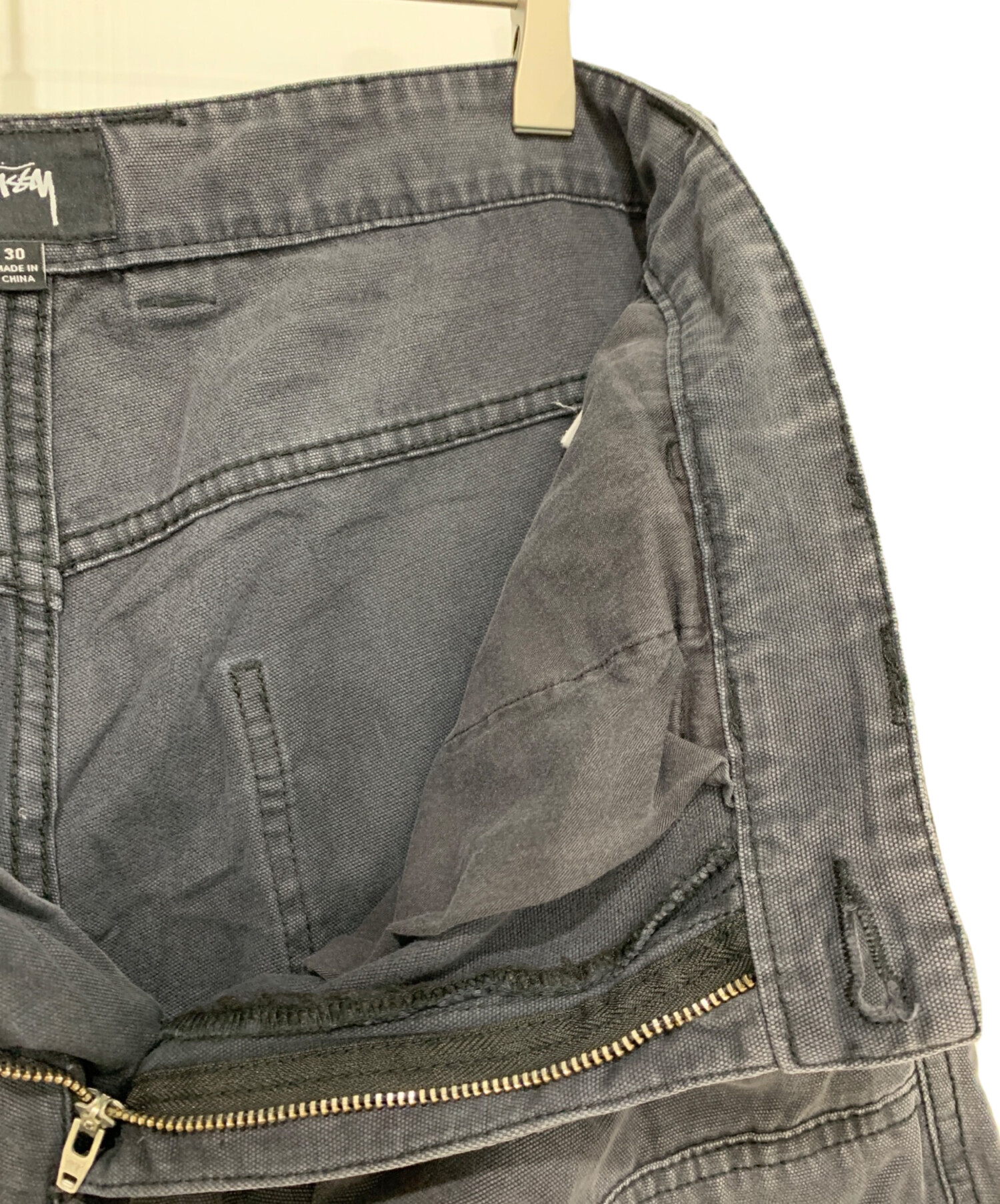 中古・古着通販】stussy (ステューシー) ペインターパンツ グレー