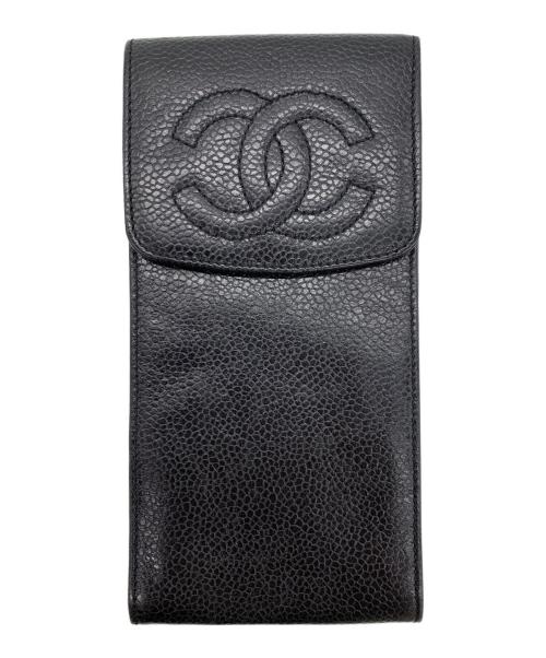 CHANELシャネルメガネ　ケース付き　即購入可◎ 中古・古着通販】CHANEL (シャネル) メガネケース ブラック｜ブランド