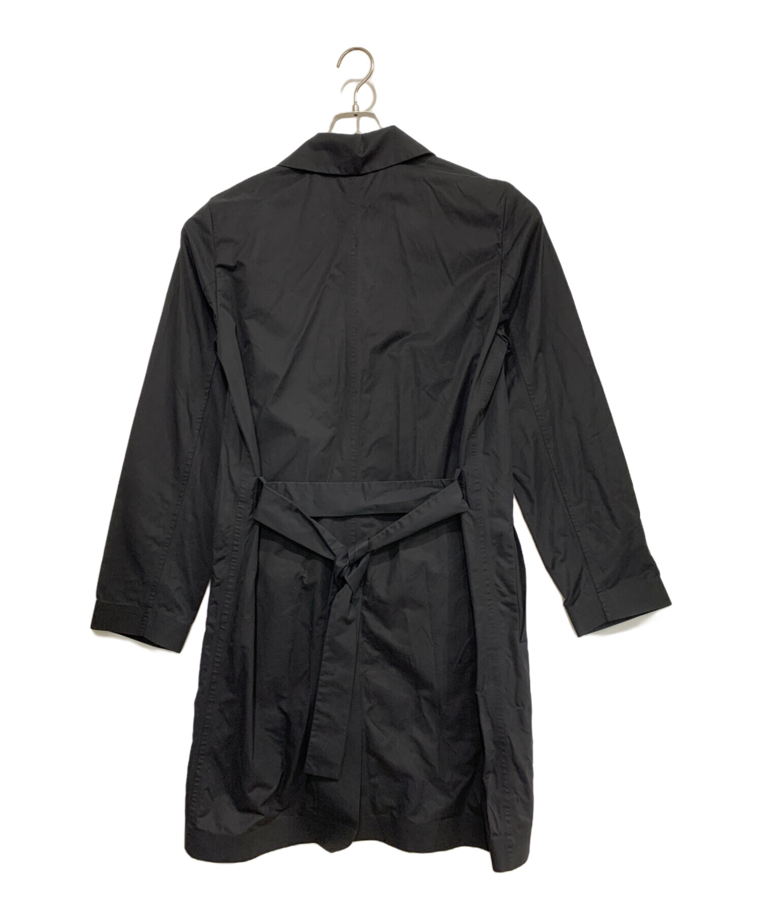 Archive A.P.C. アーペーセー ステンカラーコート ブラック 38 中古・古着通販】A.P.C. (アーペーセー) ステンカラーコート ブラック