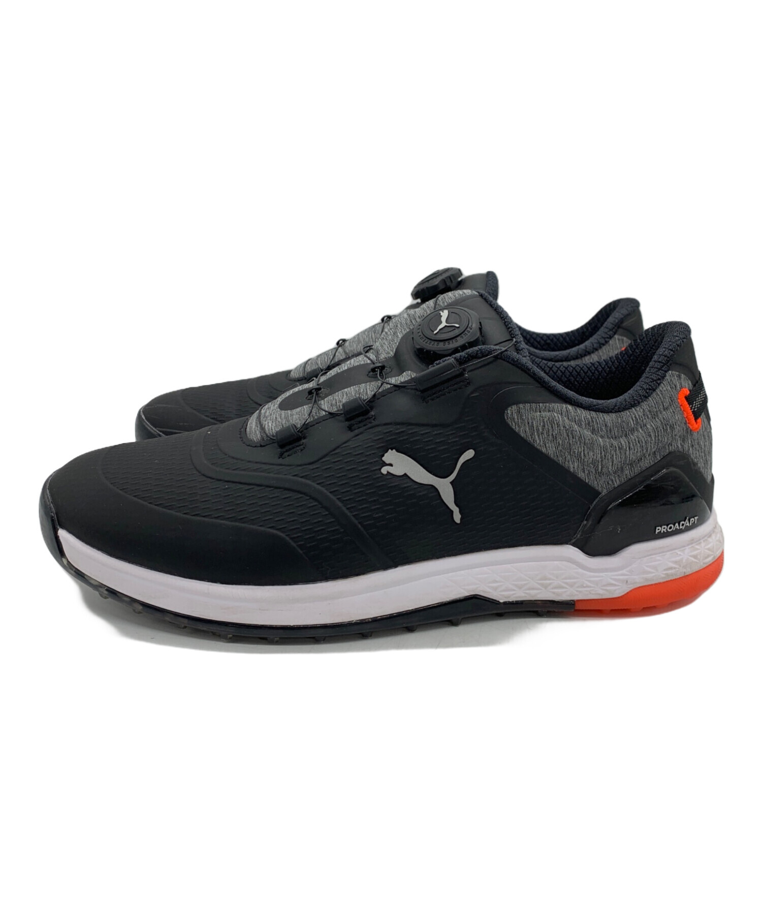 中古・古着通販】PUMA (プーマ) ゴルフシューズ ブラック サイズ:28