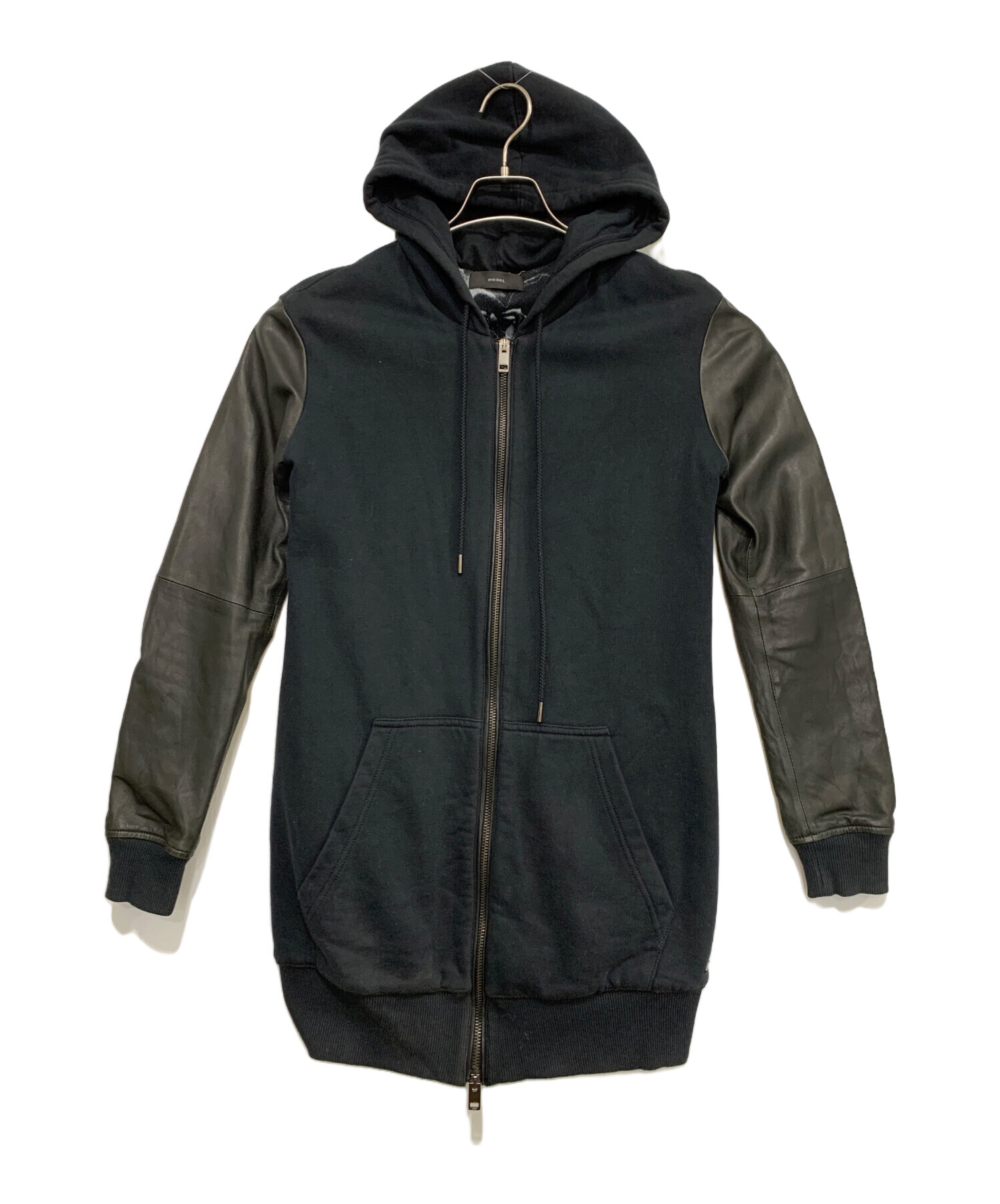中古・古着通販】DIESEL (ディーゼル) ラムレザースリーブジップ