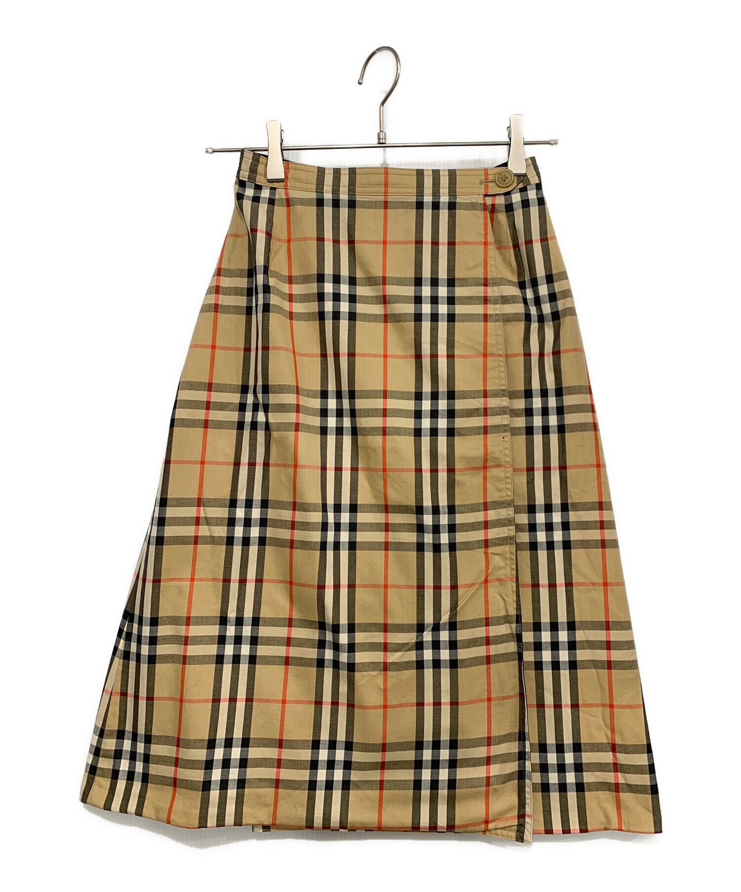 BURBERRY スカート 14Y 大人S 中古・古着通販】Burberry's (バーバリー) ラップスカート ベージュ