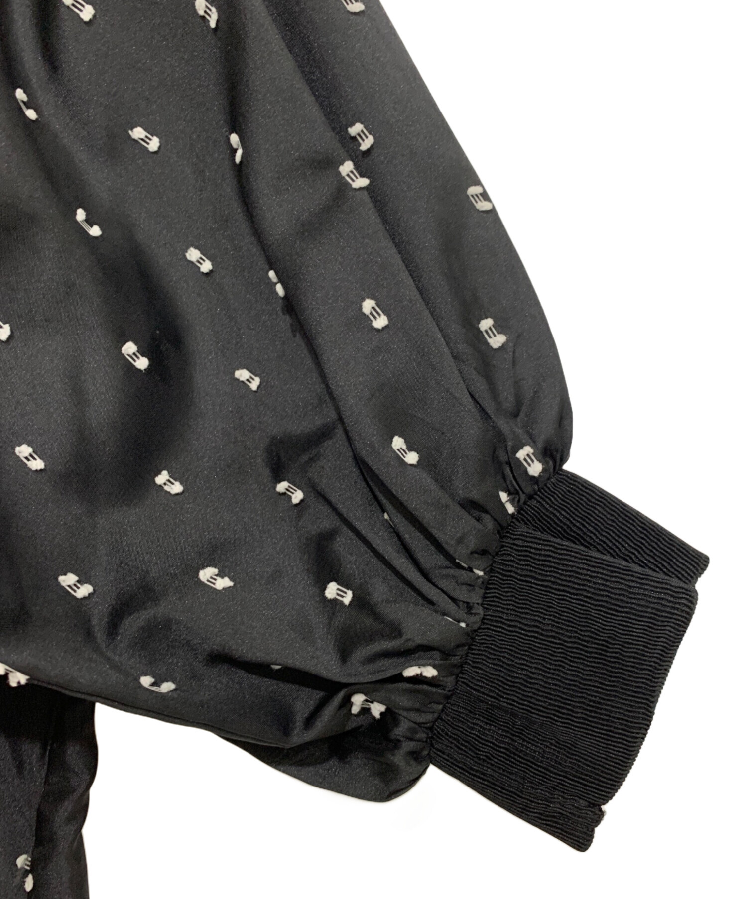UNITED ARROWS ユナイテッドアローズ ブラウス M 黒 【古着】【中古】【送料無料】 UNITED ARROWS - UNITED ARROWS ユナイテッドアローズ ブラウス M 黒