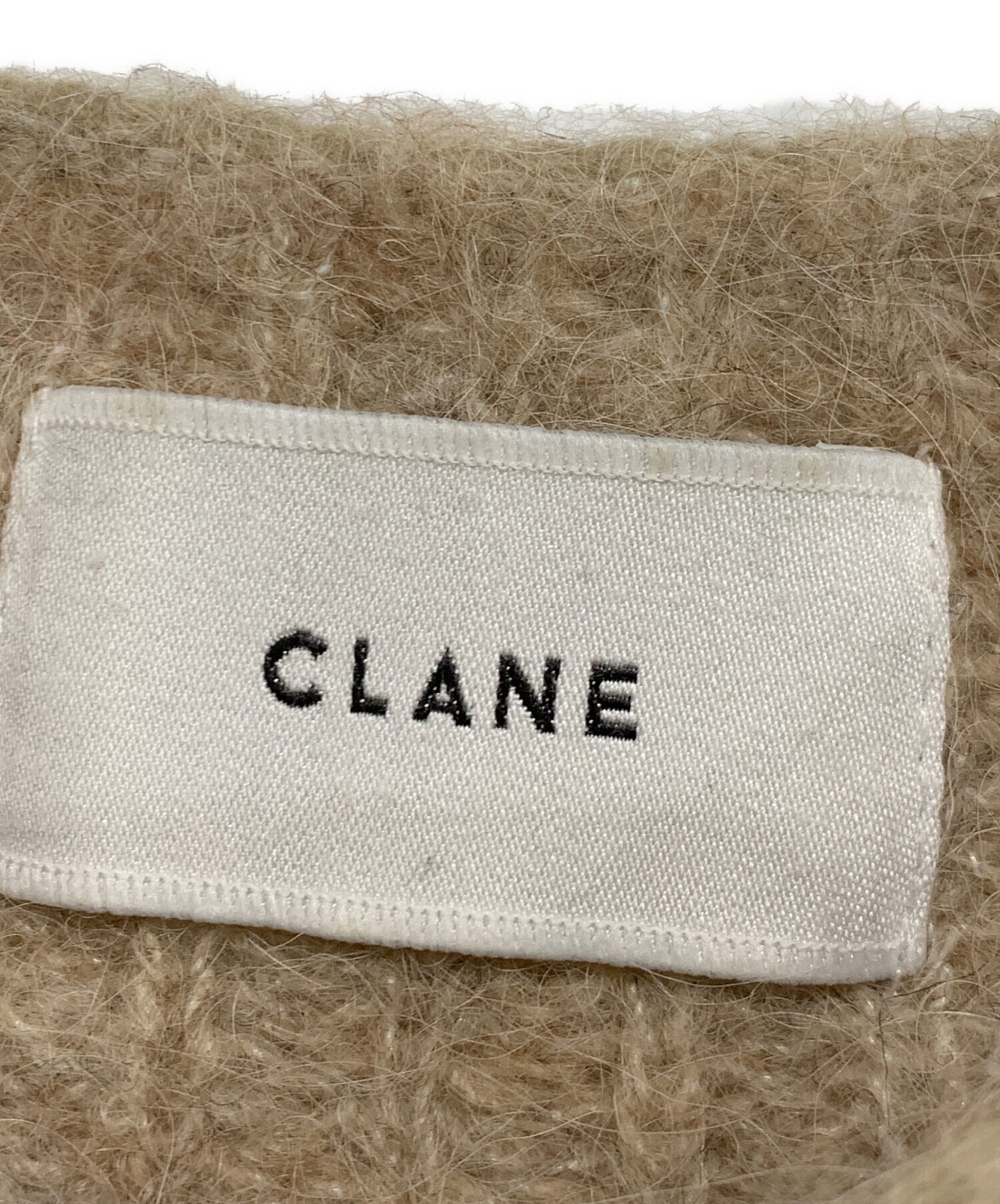 中古・古着通販】CLANE (クラネ) 薄手ニット ベージュ サイズ:2