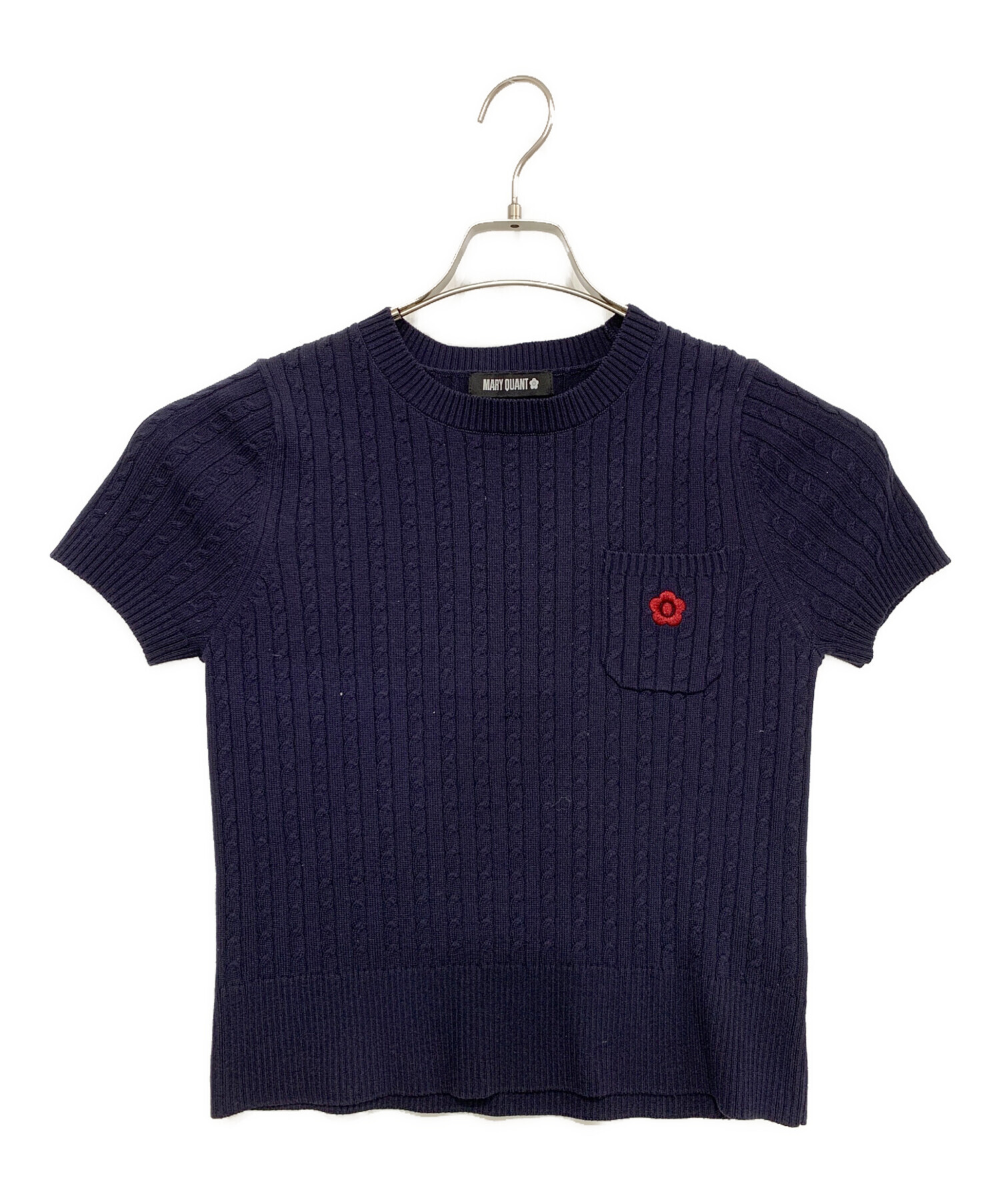 中古・古着通販】MARY QUANT (マリークヮント) 厚手ニット ネイビー