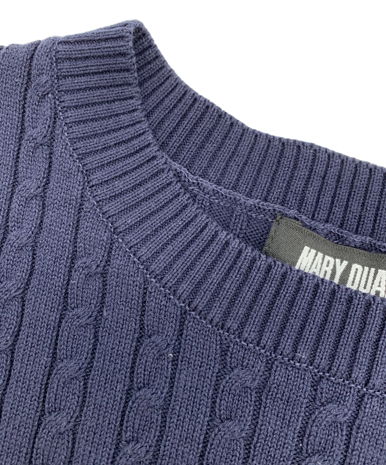 中古・古着通販】MARY QUANT (マリークヮント) 厚手ニット ネイビー