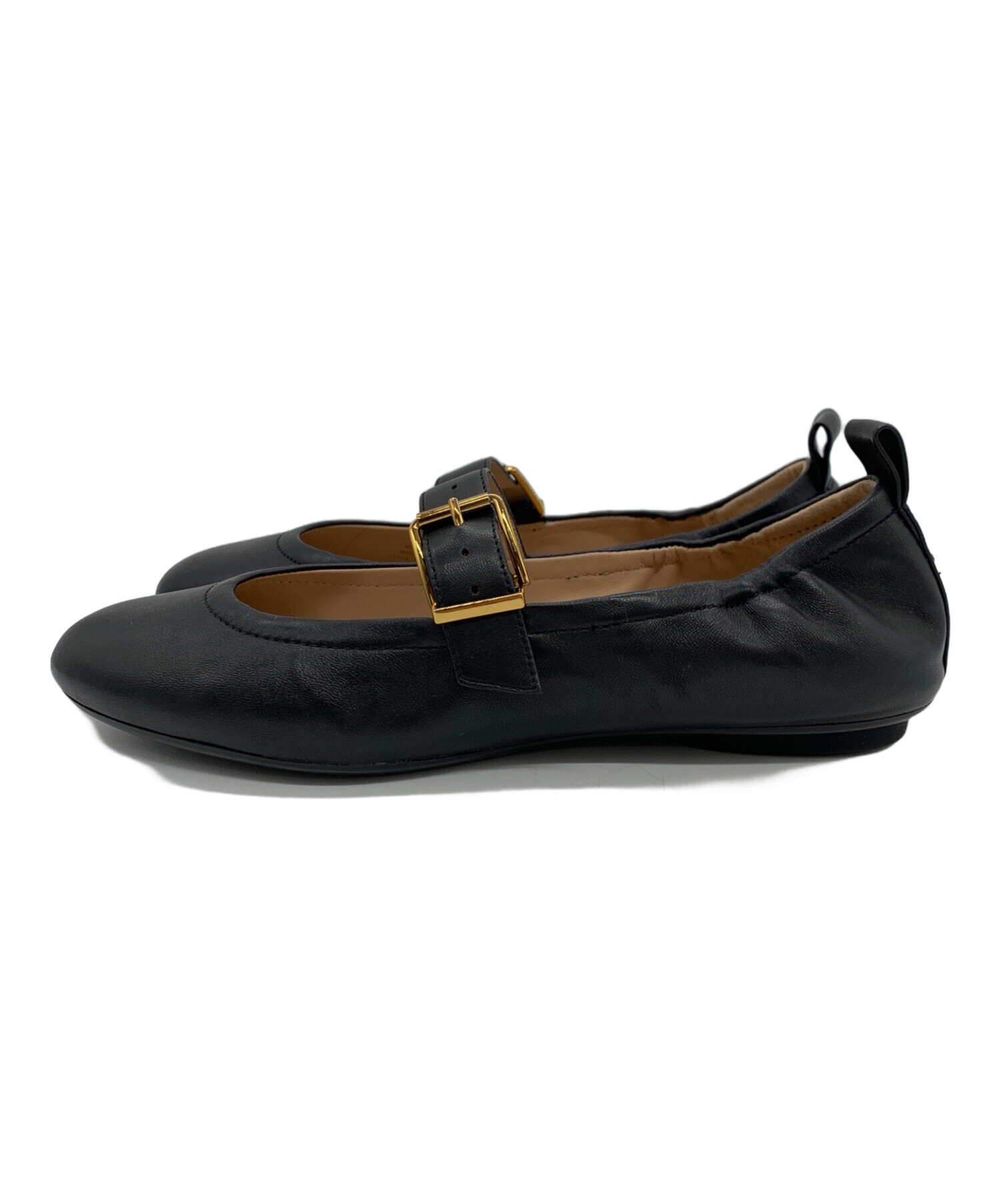 中古・古着通販】COLE HAAN (コールハーン) フラットシューズ ブラック 