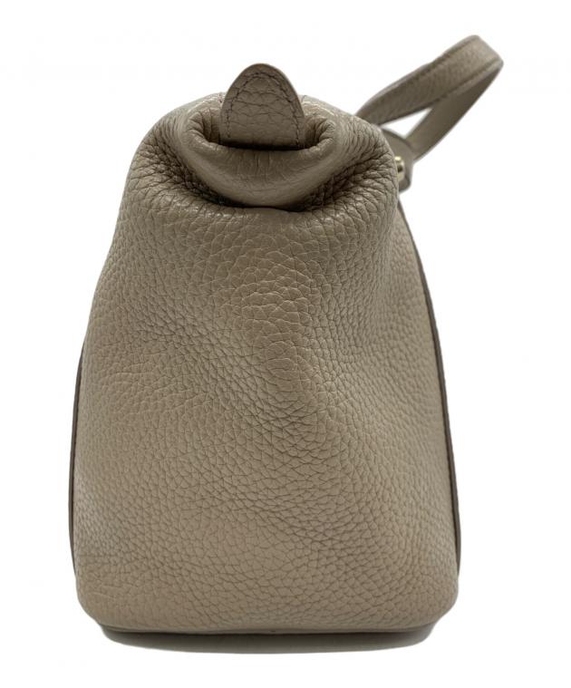 【美品】PELLE MORBIDA2WAY レザーバッグ 中古・古着通販】PELLE MORBIDA (ペッレモルビダ) 2WAYバッグ グレー