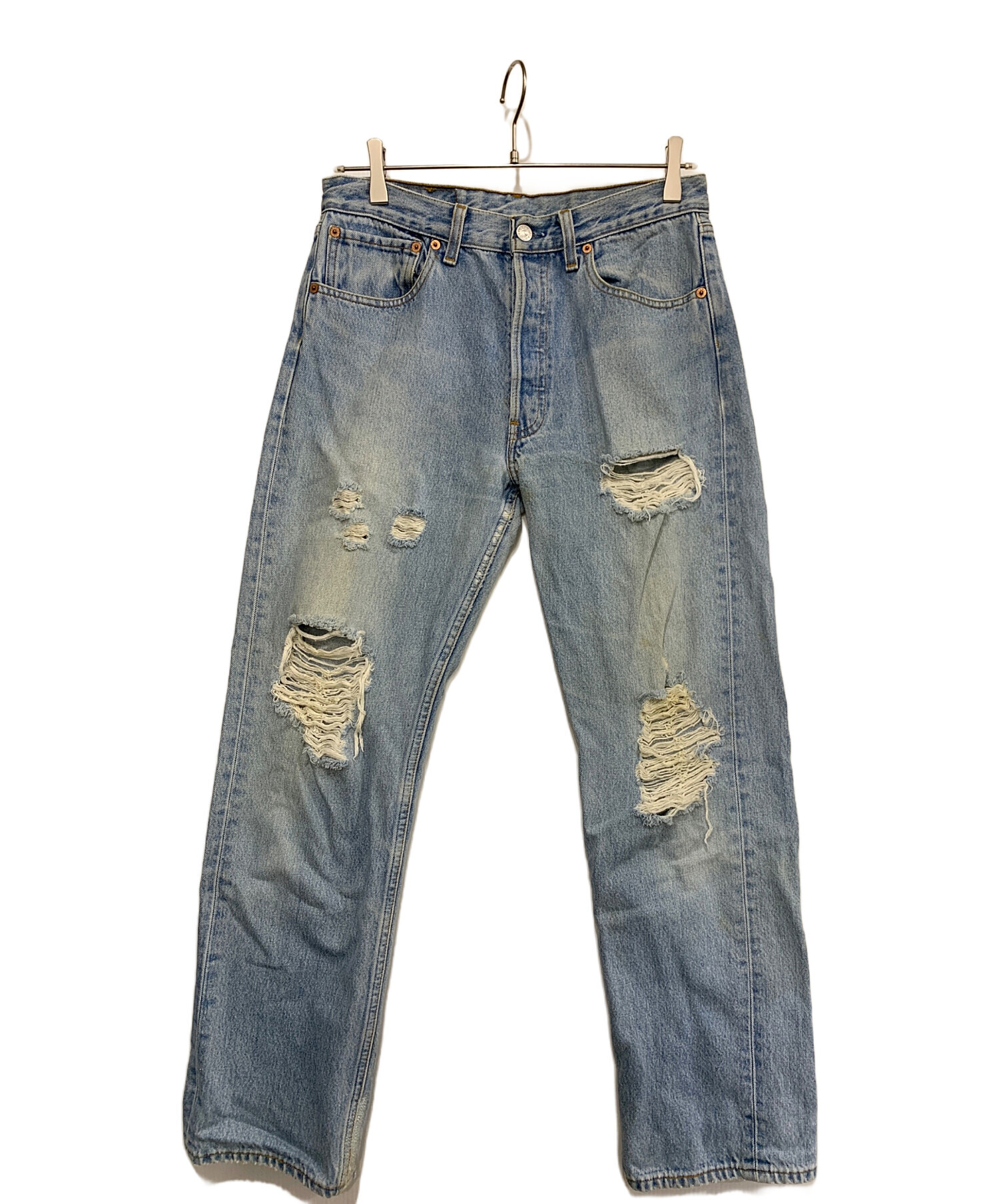 中古・古着通販】LEVI'S (リーバイス) ダメージデニムパンツ