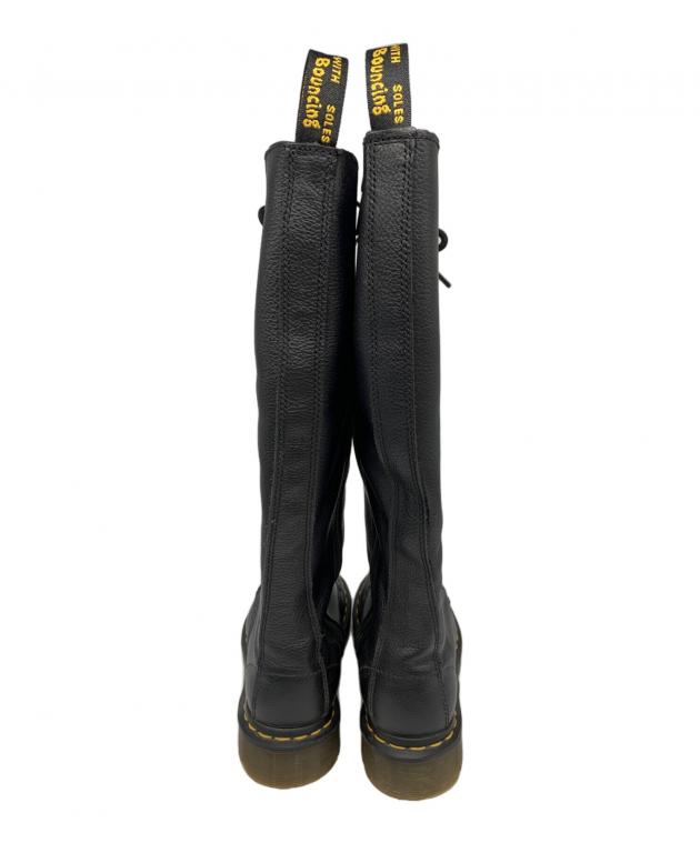 廃版品 未使用 ドクターマーチン ロングブーツ UK5 ブラック 24cm 中古・古着通販】Dr.Martens (ドクターマーチン) ロングブーツ