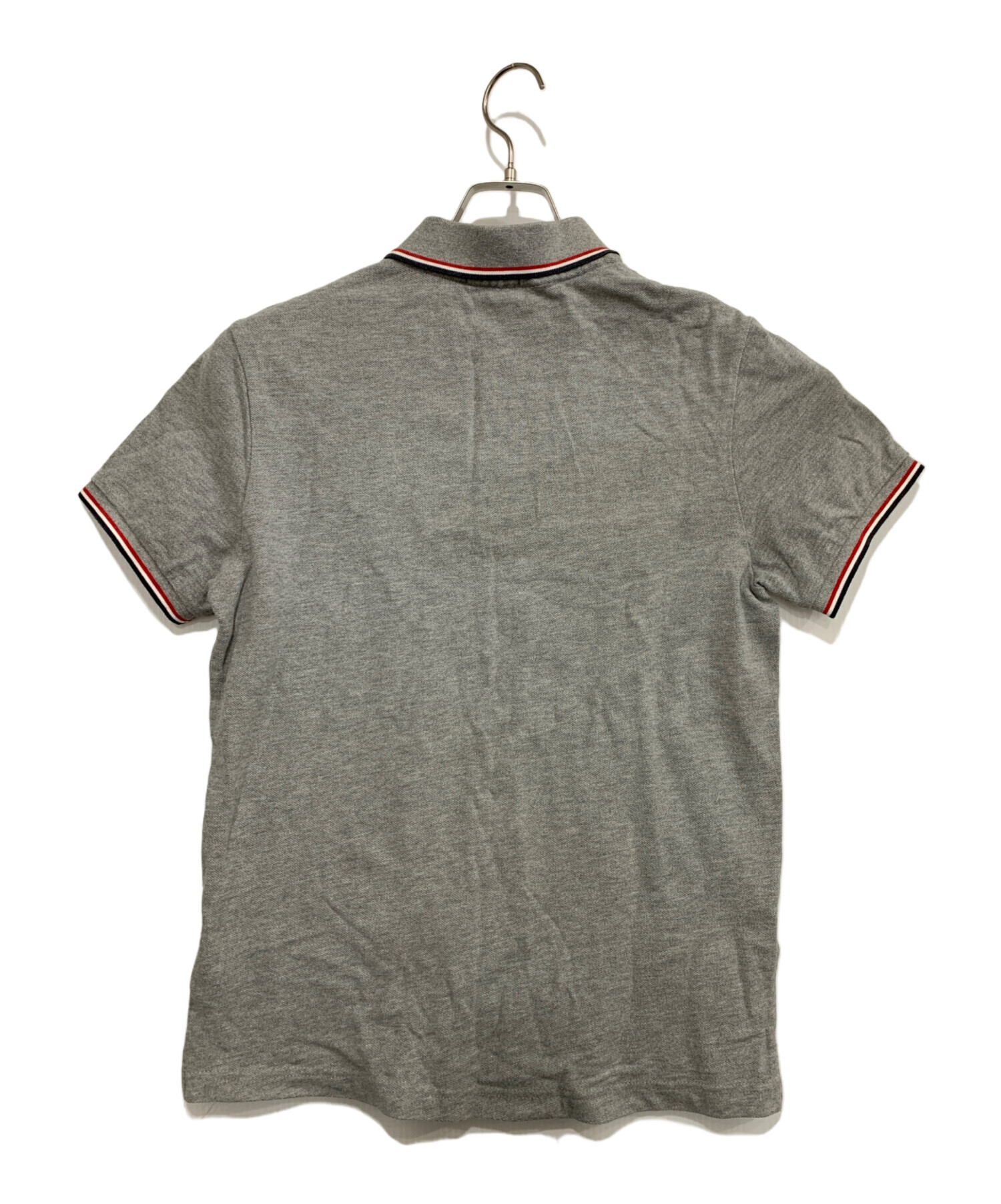中古・古着通販】MONCLER (モンクレール) ポロシャツ グレー サイズ:M