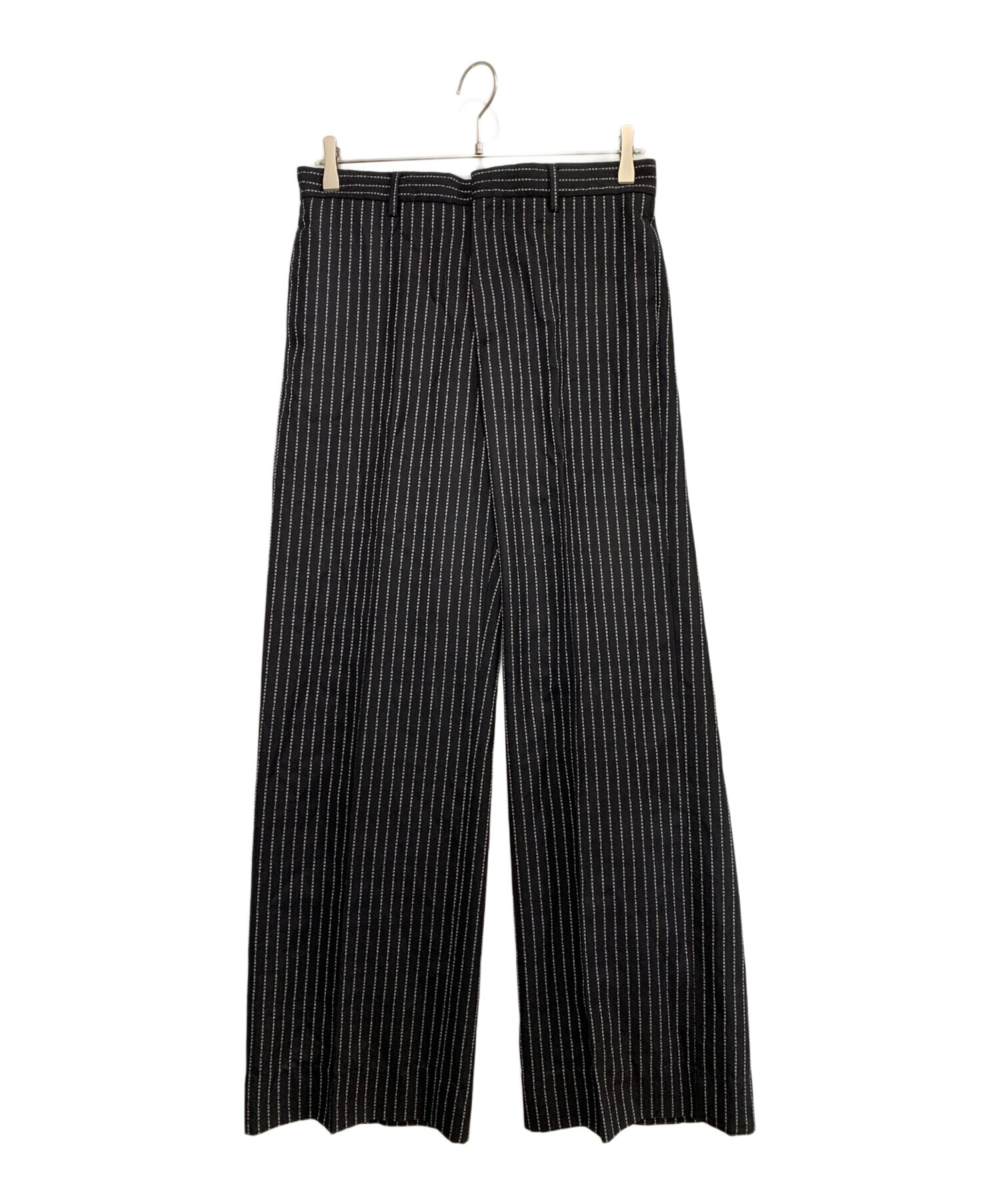 Maison Margielaメゾン マルジェラ スラックス 黒 イタリア製 中古・古着通販】Maison Margiela (メゾンマルジェラ) スラックス