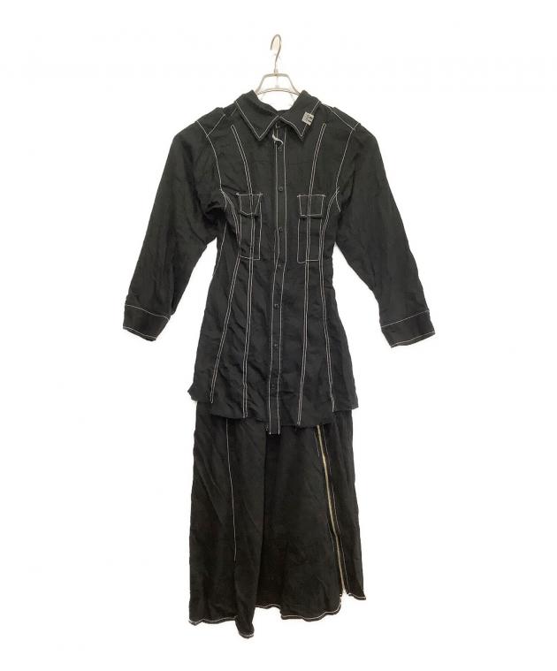希少【ミハラヤスヒロ】ワンピース 中古・古着通販】MIHARA YASUHIRO (ミハラヤスヒロ) 長袖ワンピース