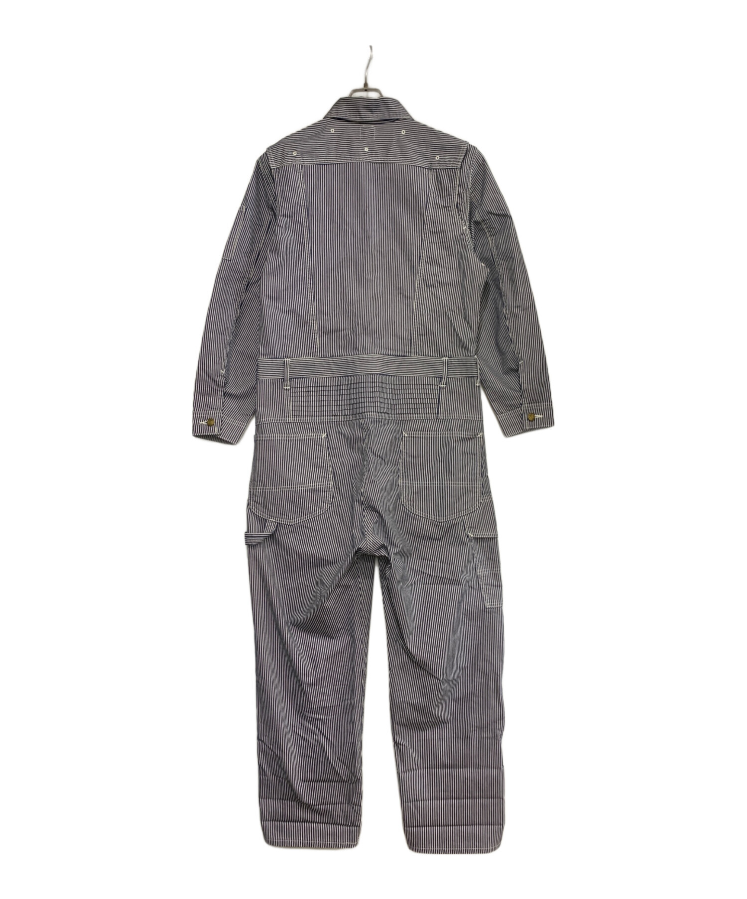 中古・古着通販】LEE (リー) つなぎ ホワイト×ブルー サイズ:L
