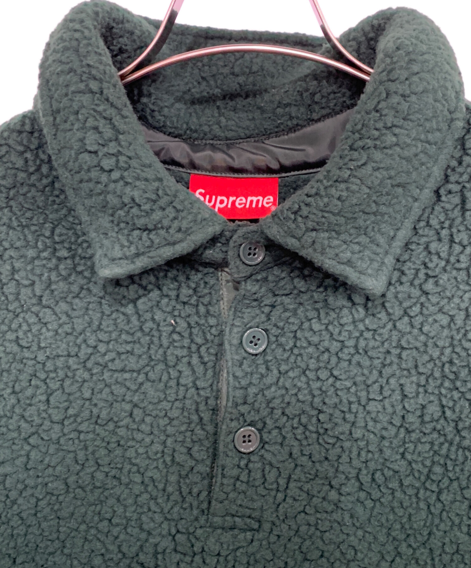 中古・古着通販】Supreme (シュプリーム) フリースジャケット グリーン 