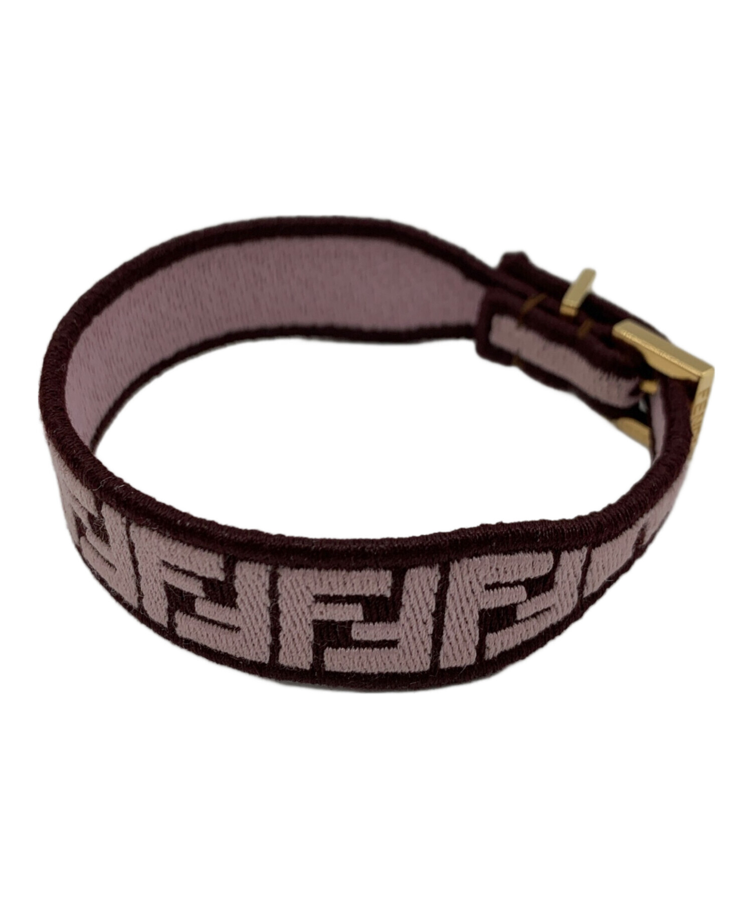 中古・古着通販】FENDI (フェンディ) ミサンガブレスレット ピンク